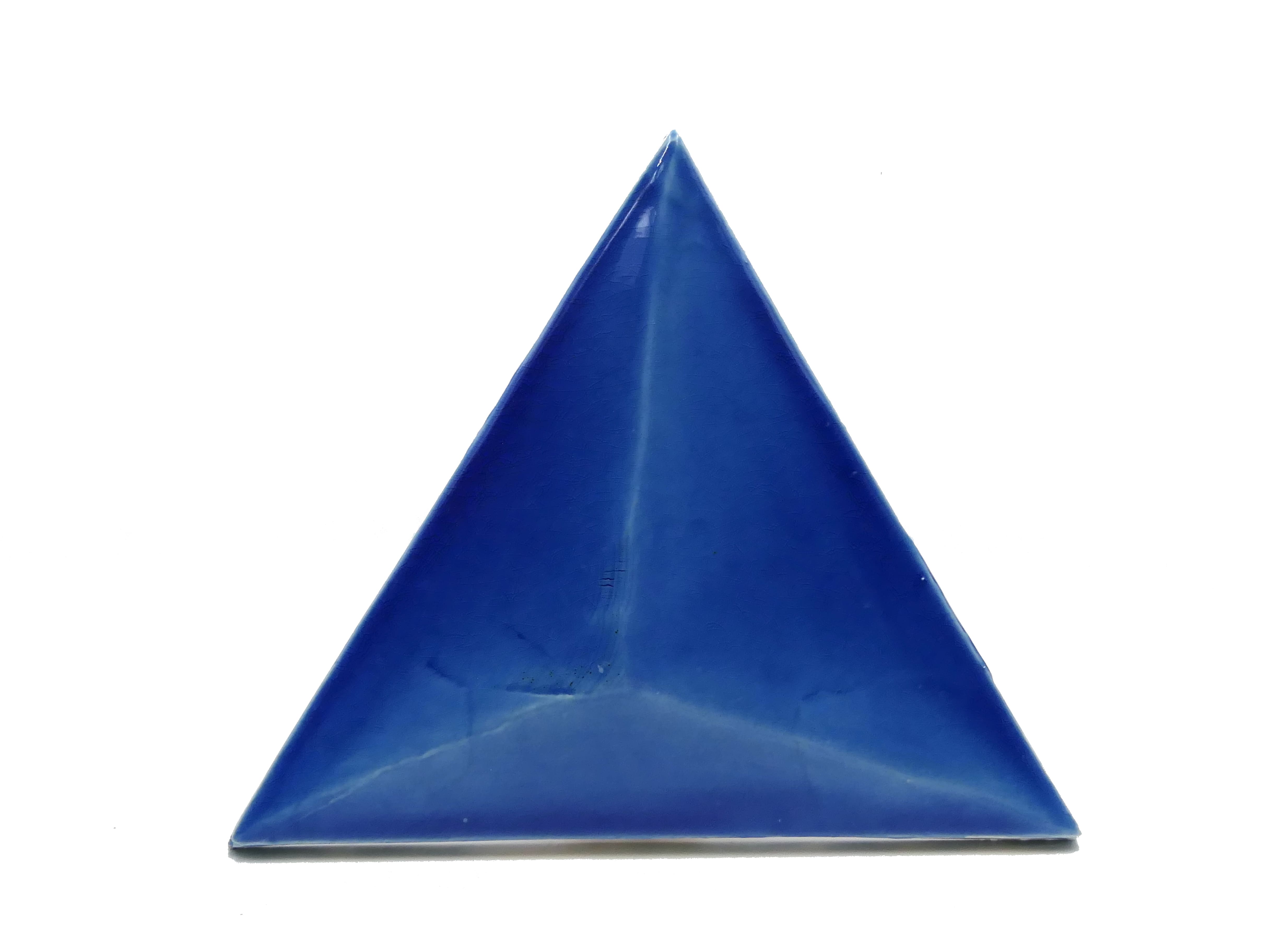 Azulejo de Cerámica Pirámide Azul Agua