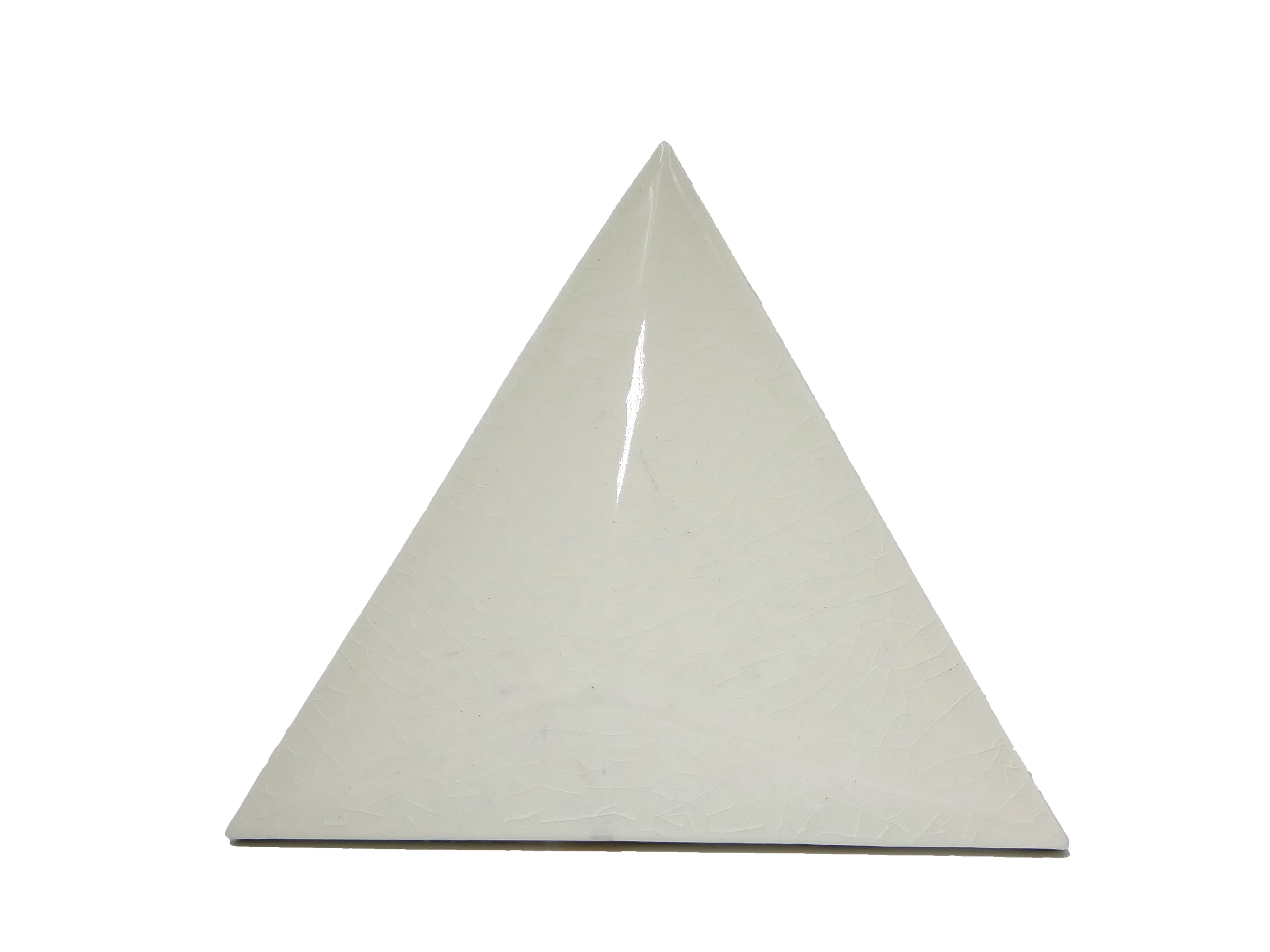 Azulejo de Cerámica Pirámide Blanco Antiguo