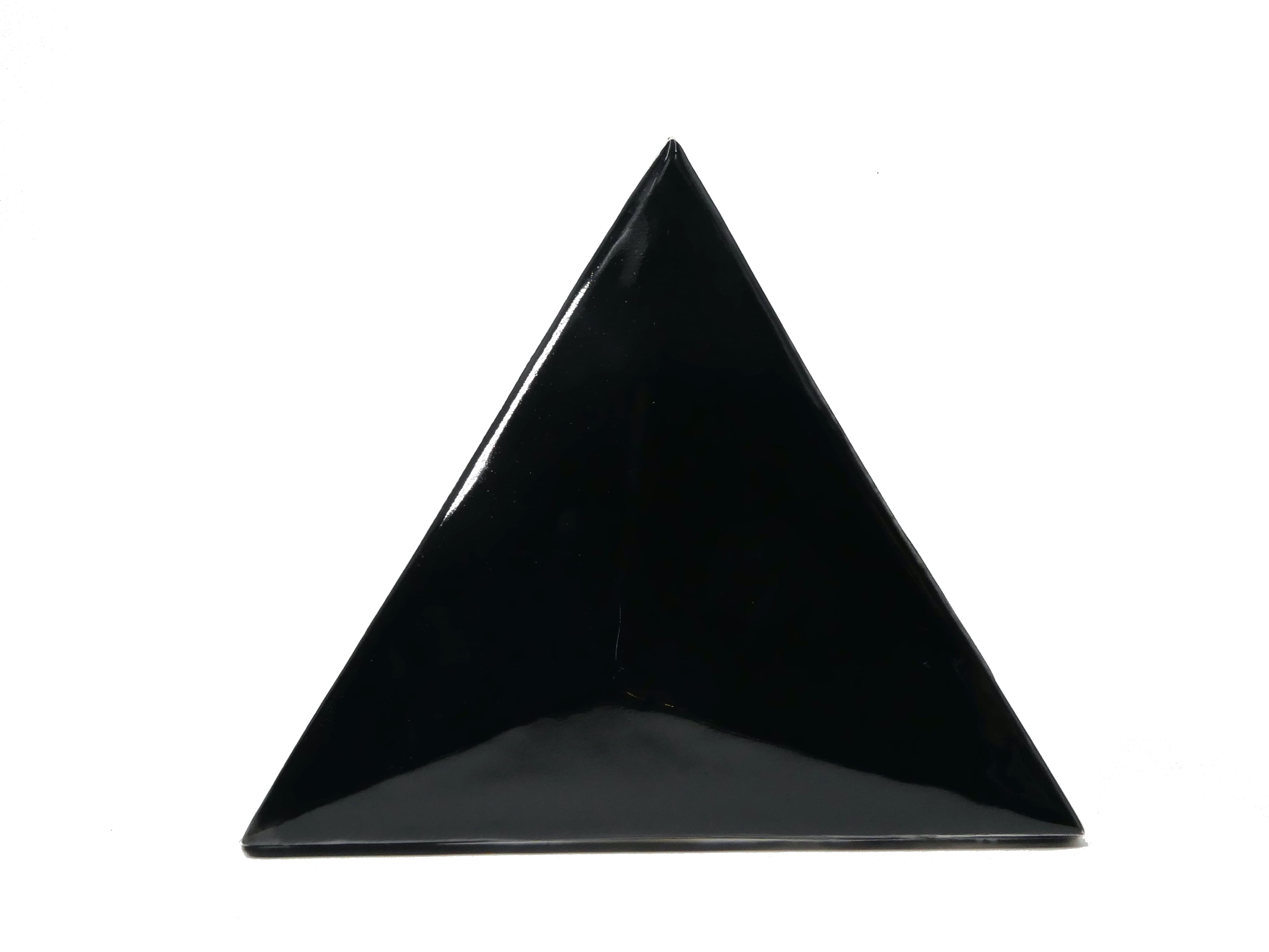 Azulejo de Cerámica Pirámide Negro