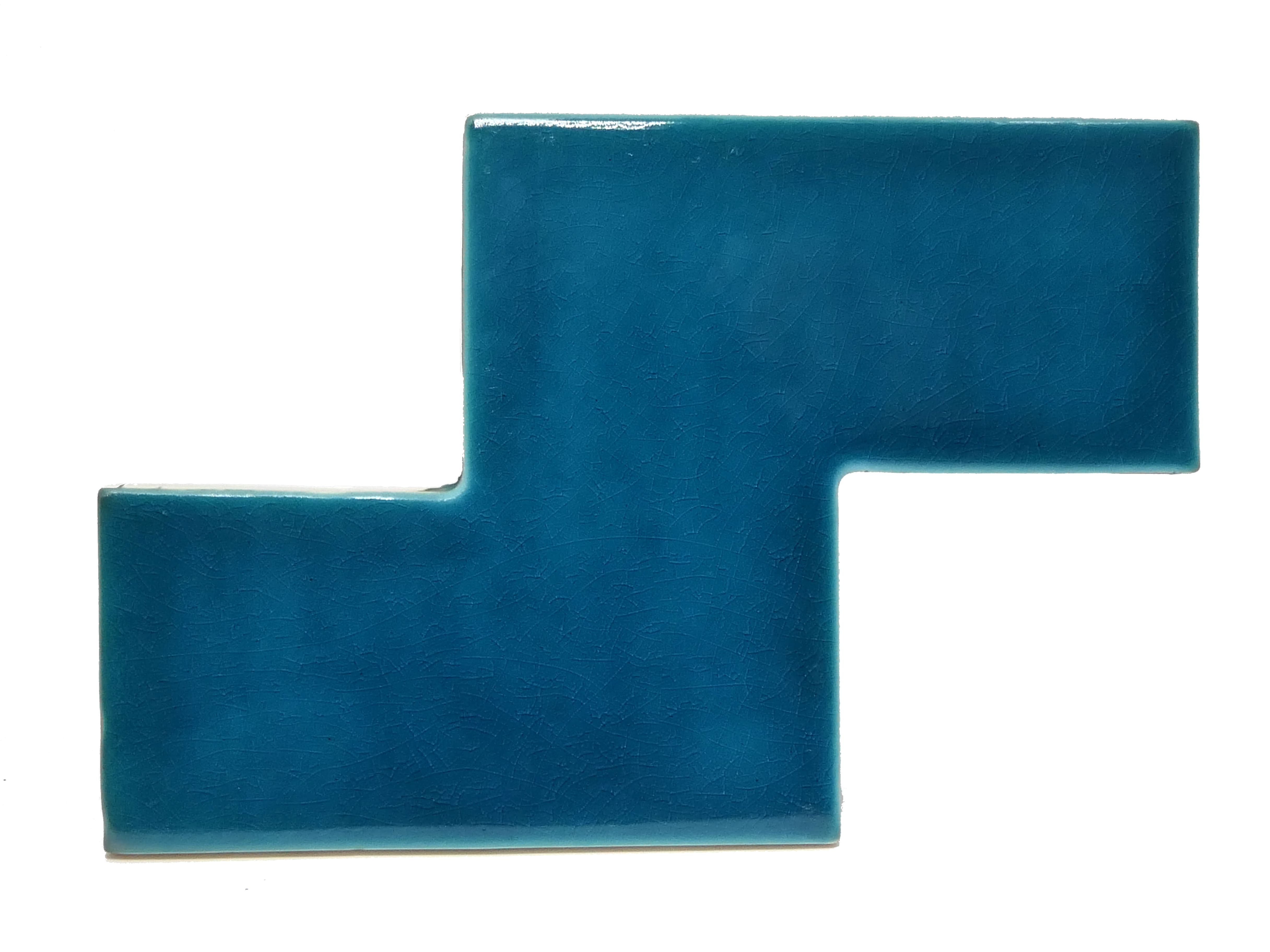 Azulejo de Cerámica Tetris Verde Mar