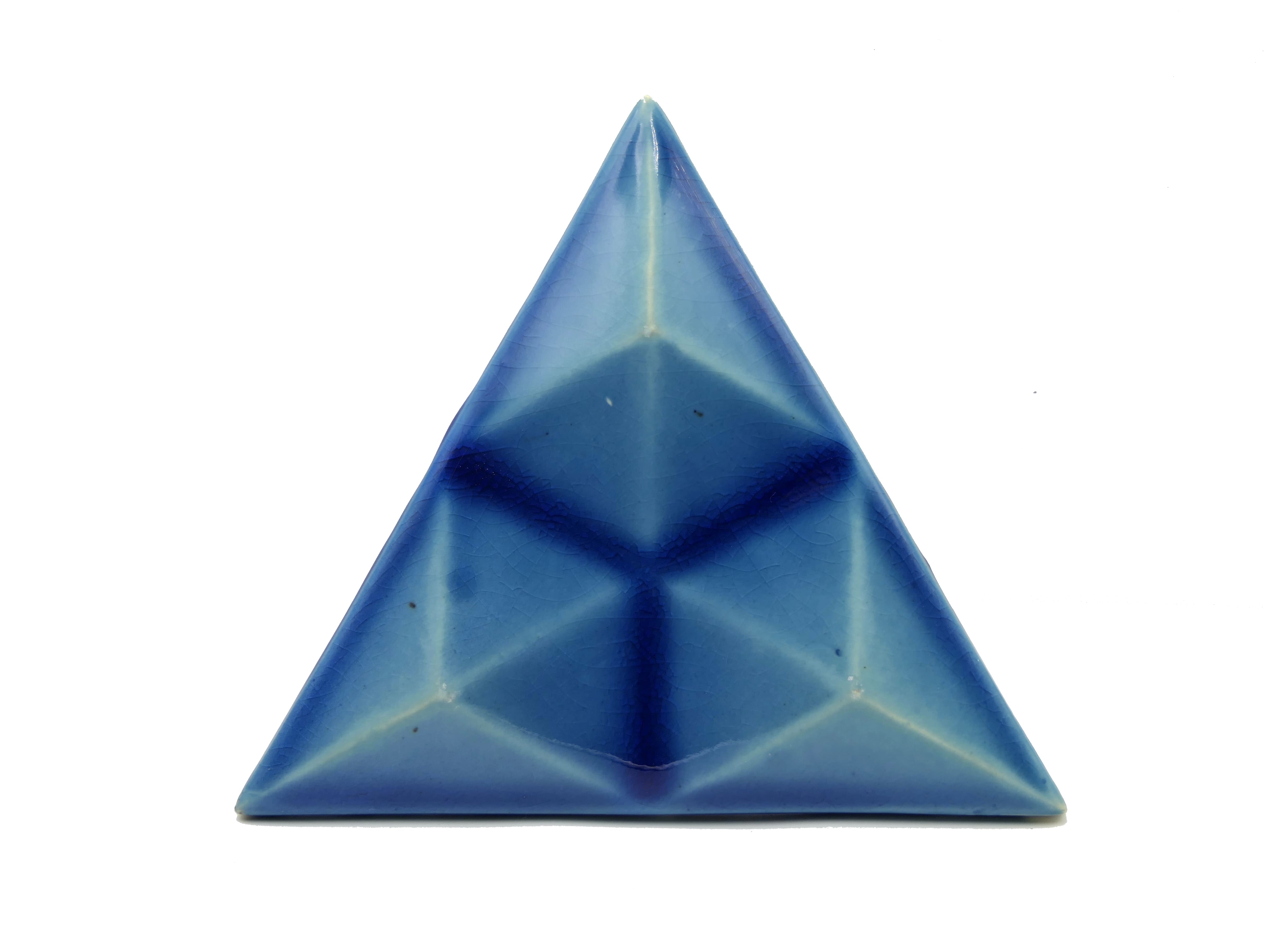 Azulejo de Cerámica Trángulo Diamante Azul Agua