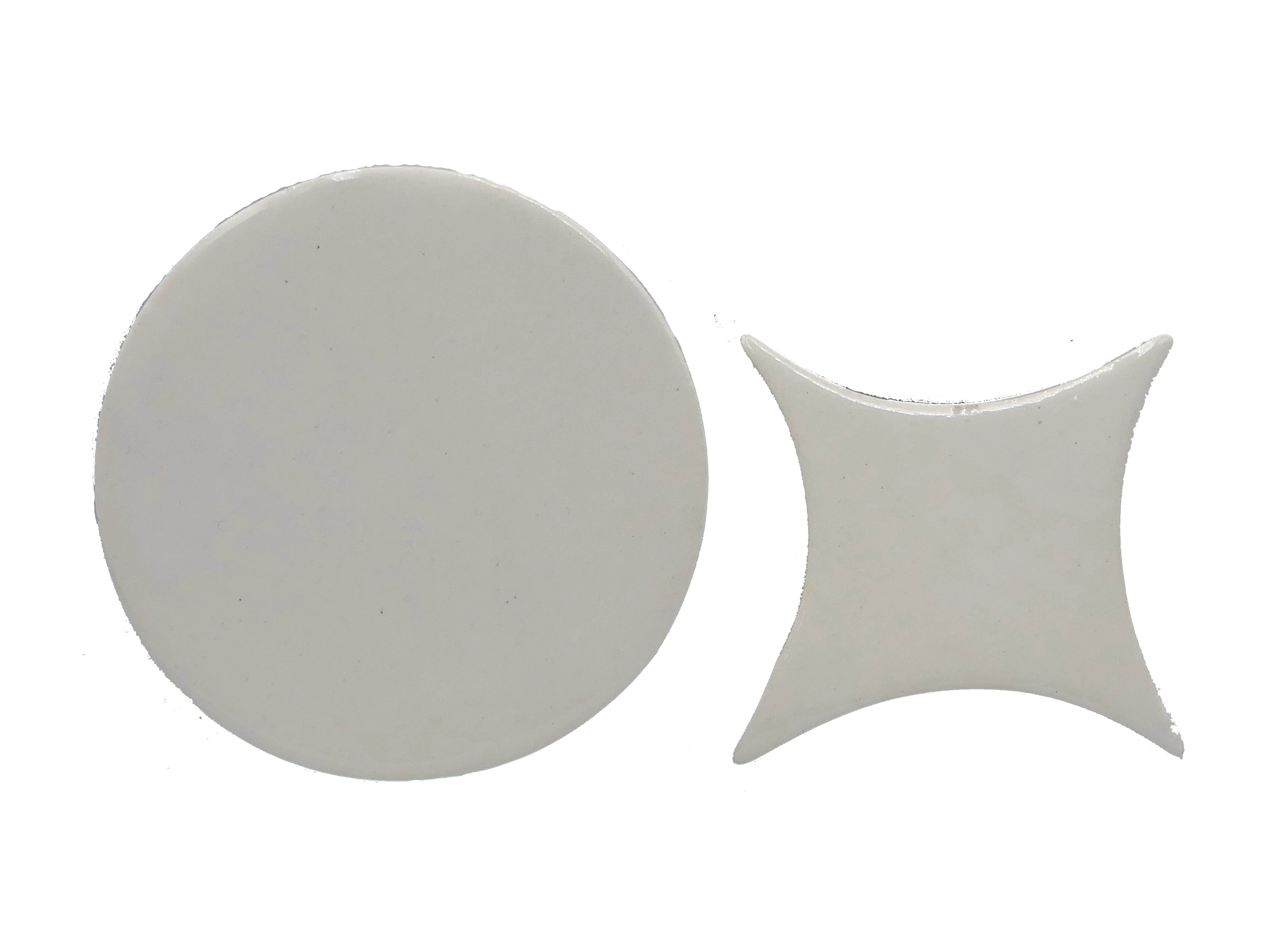 Azulejo de Cerámica Circulo Estrella Blanco Antiguo