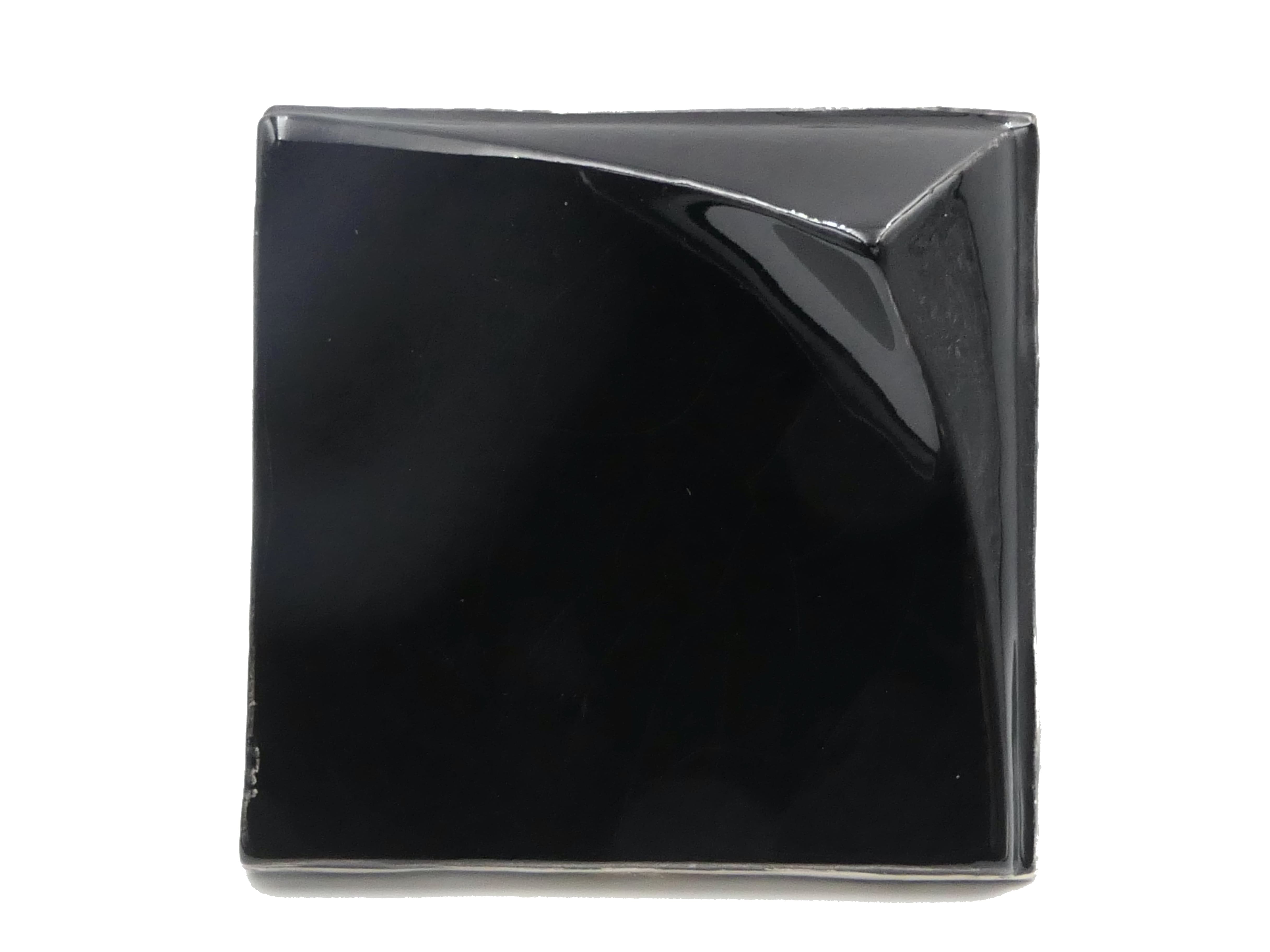 Azulejo de Cerámica Cuadrado Decor Negro