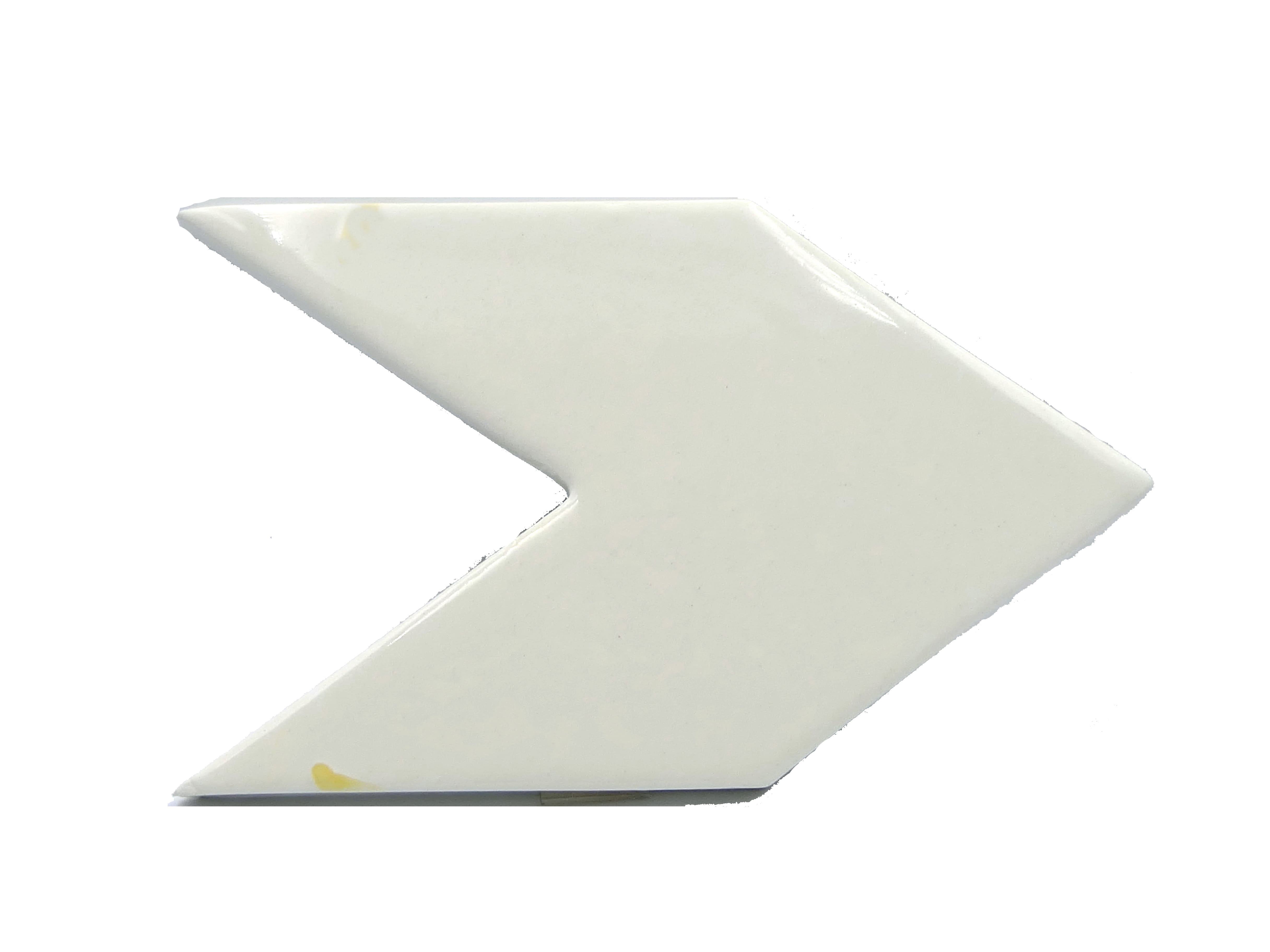 Azulejo de Cerámica Flecha Blanco Antiguo