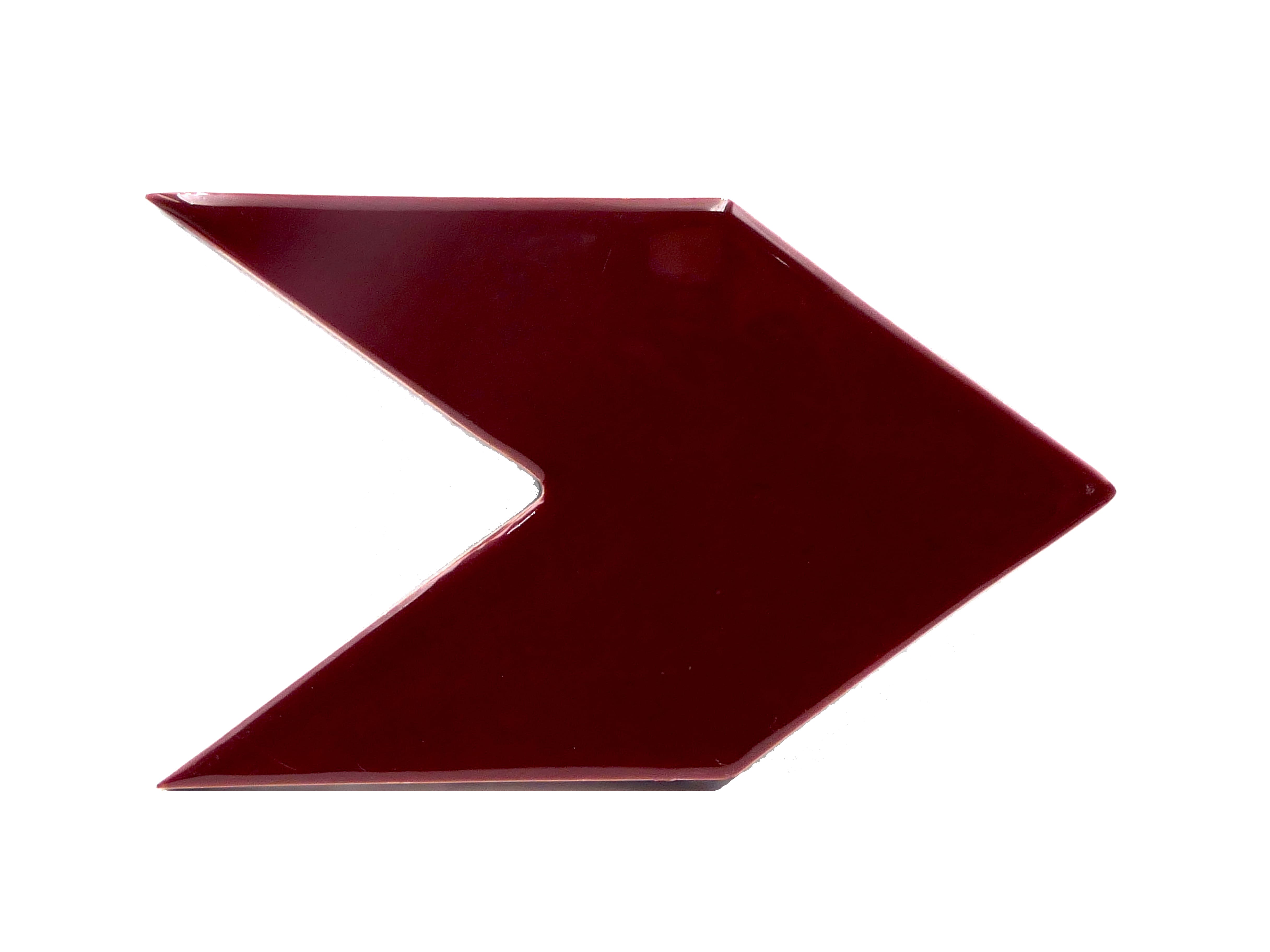 Azulejo de Cerámica Flecha Burdeos