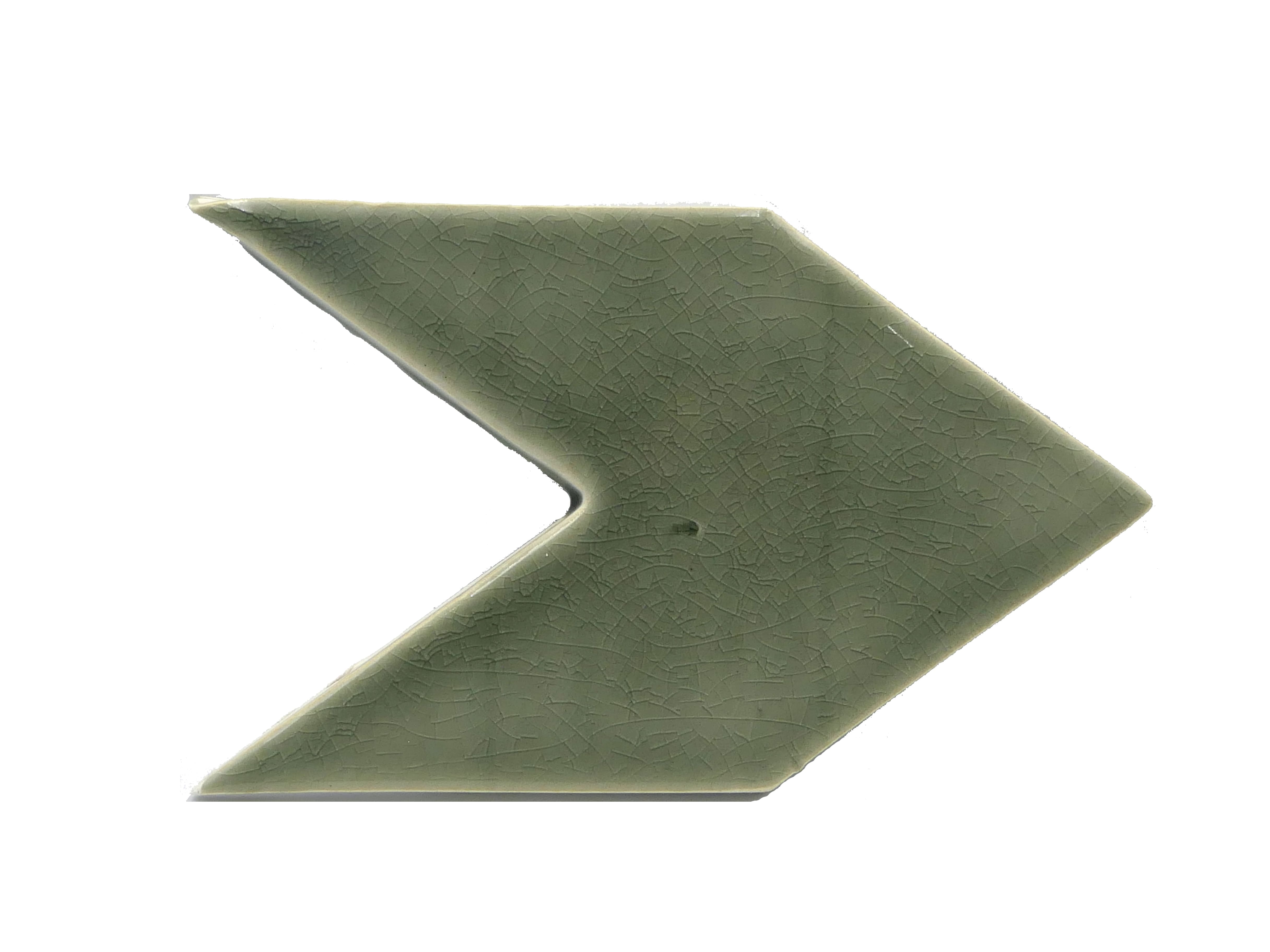 Azulejo de Cerámica Flecha Gris Perla