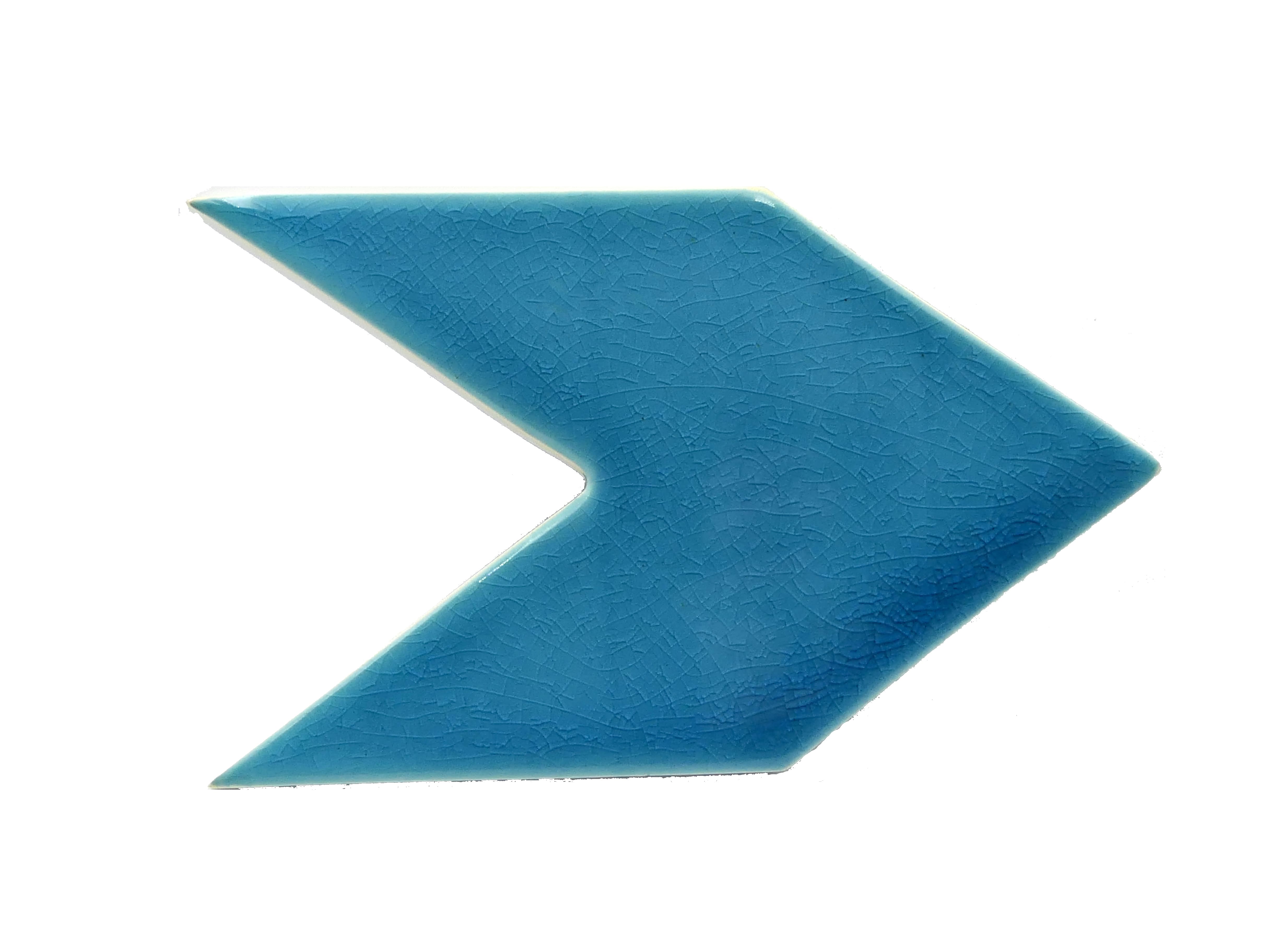 Azulejo de Cerámica Flecha Turquesa