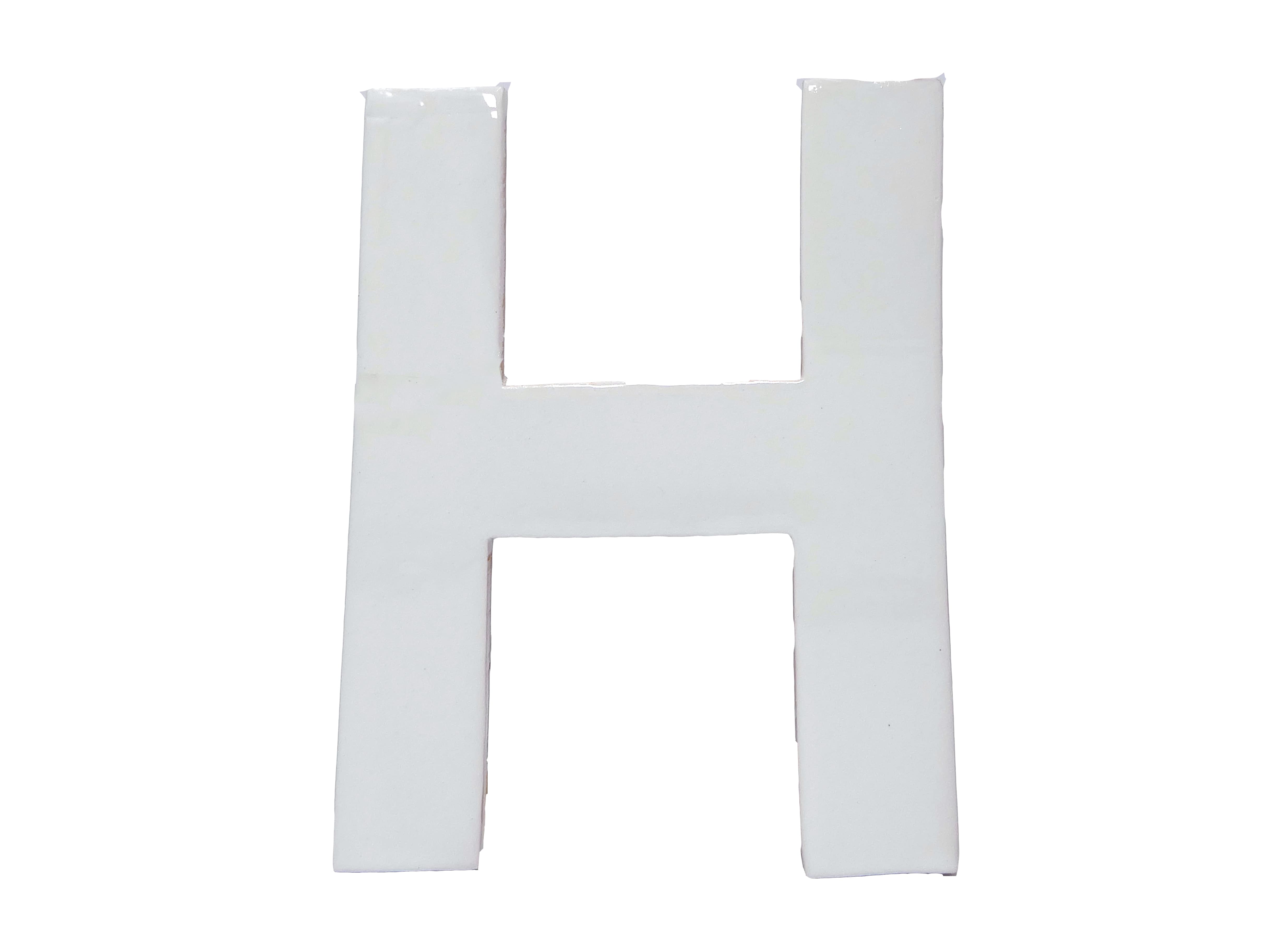 Azulejo de Cerámica Hache Blanco Antiguo