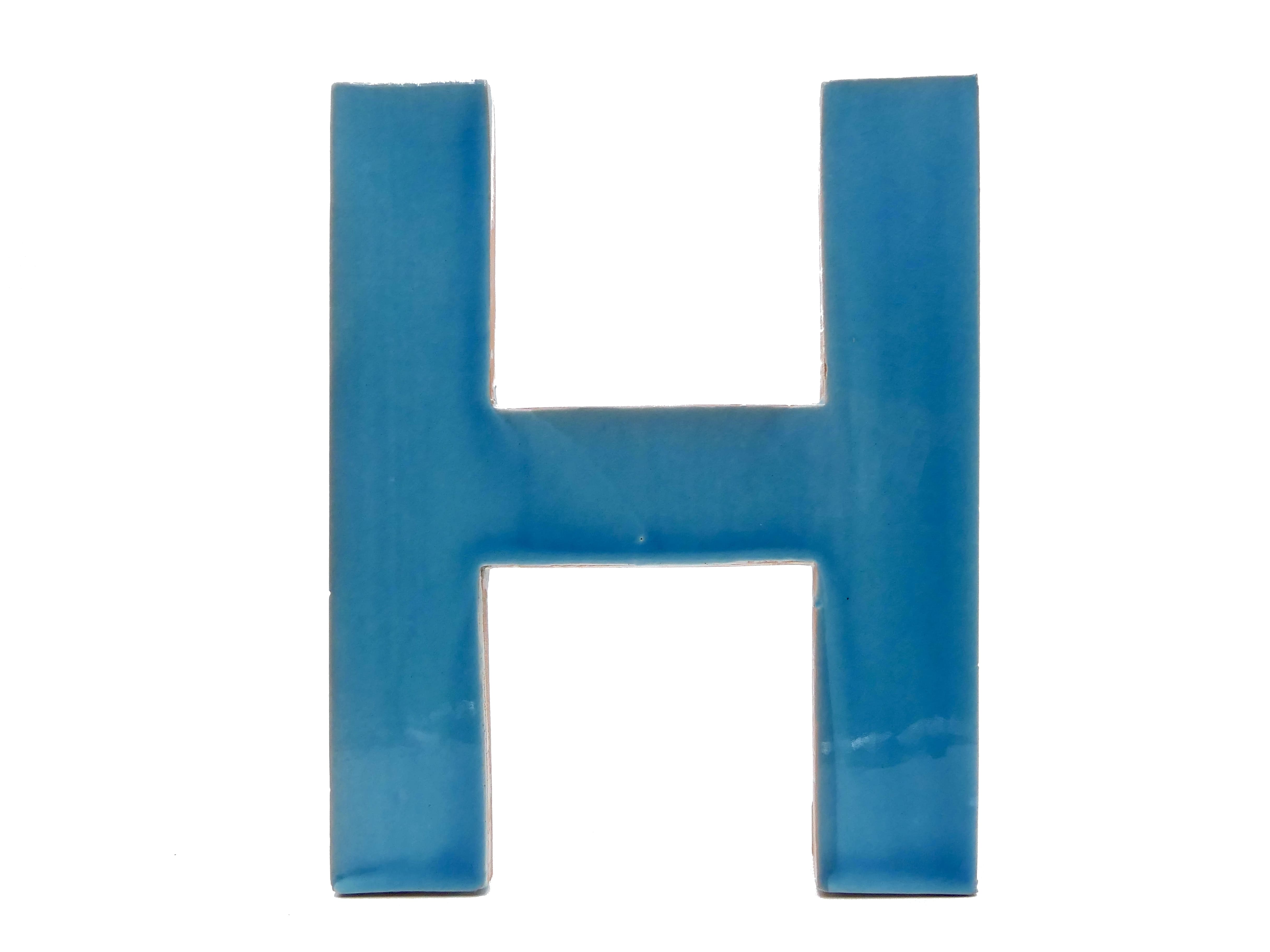 Azulejo de Cerámica Hache Turquesa