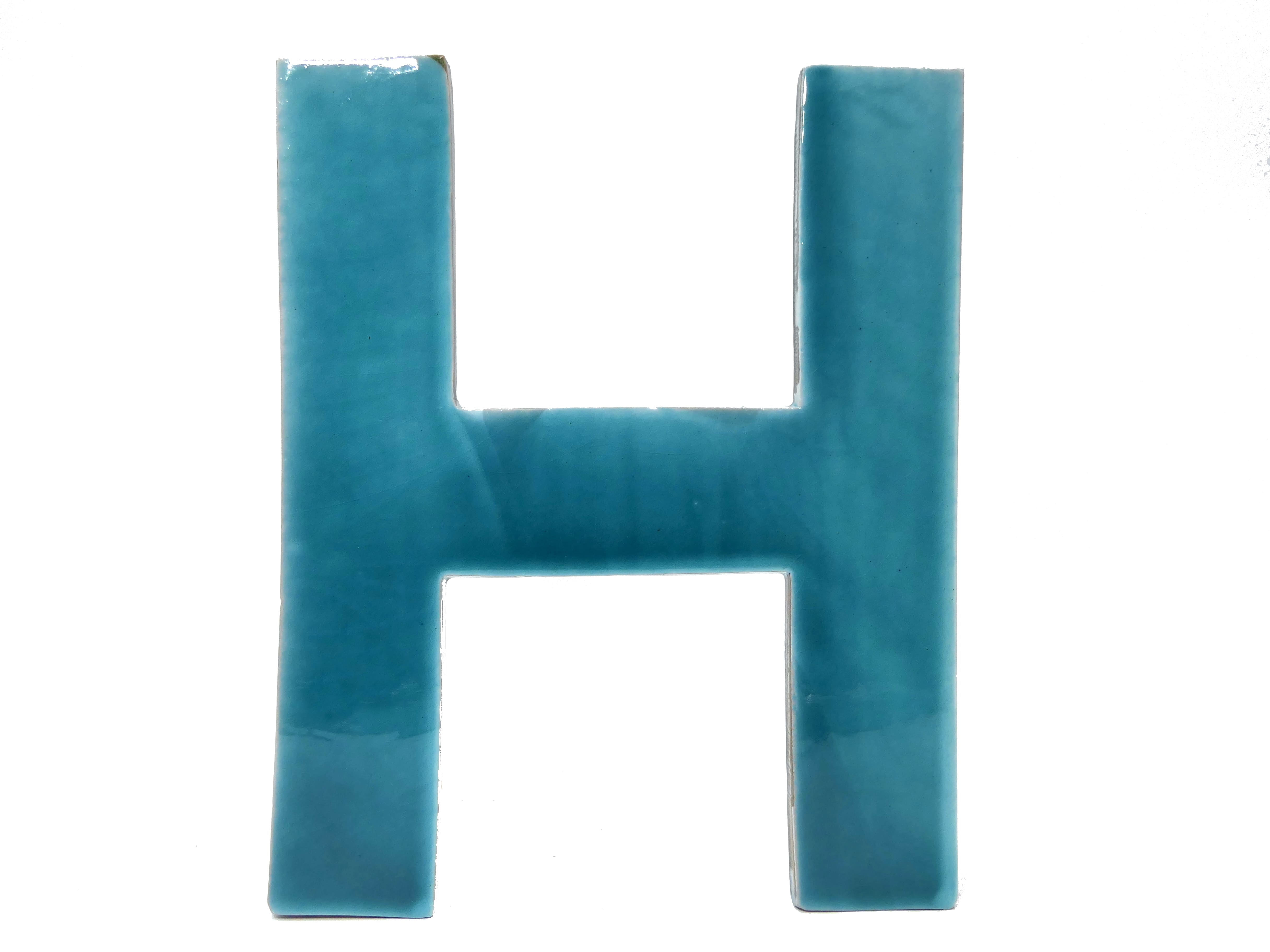 Azulejo de Cerámica Hache Verde Aguamarina