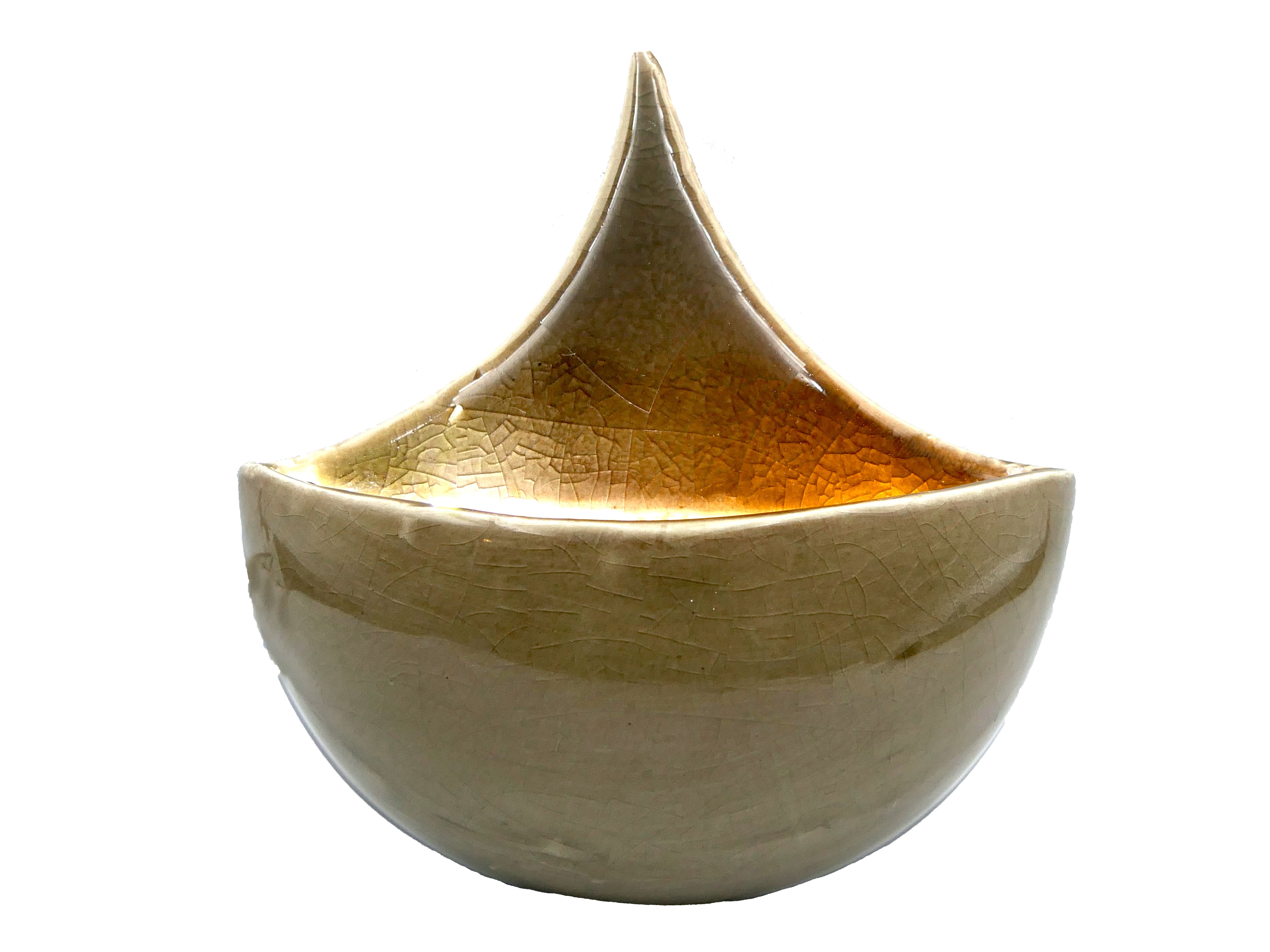 Azulejo de Cerámica Lágrima Luz Chocolate