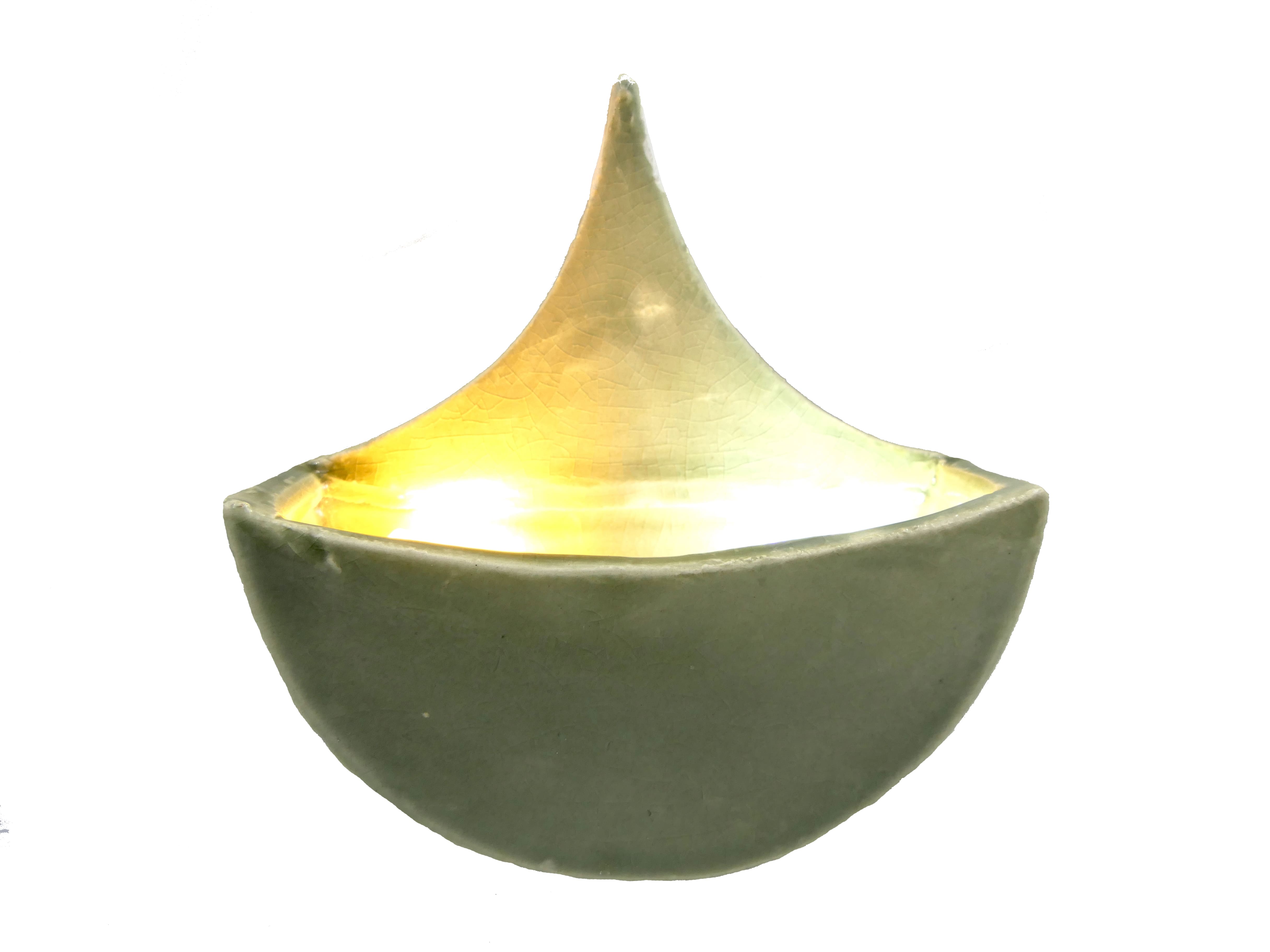 Azulejo de Cerámica Lágrima Luz Gris Perla