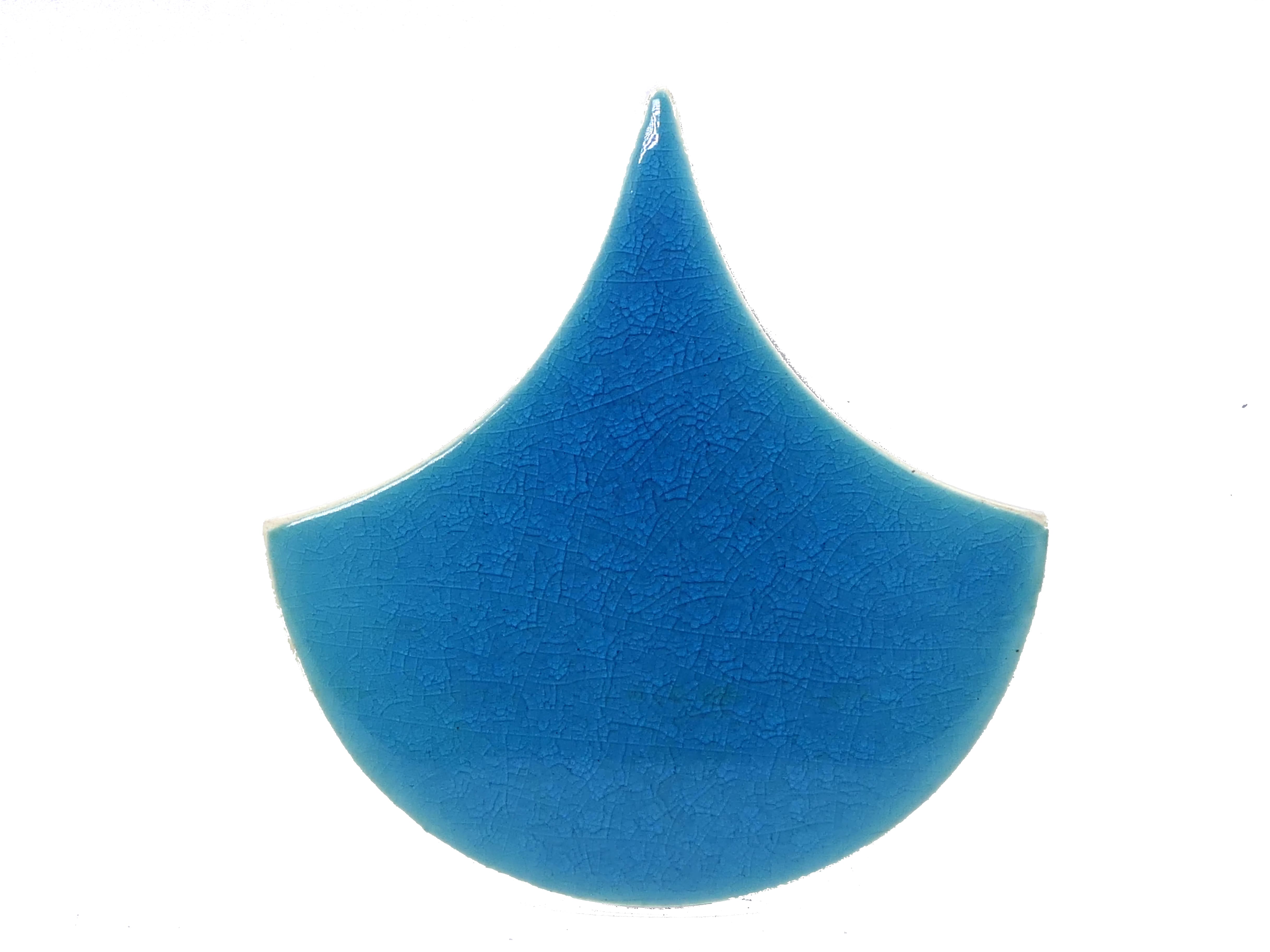 Azulejo de Cerámica Lágrima Turquesa