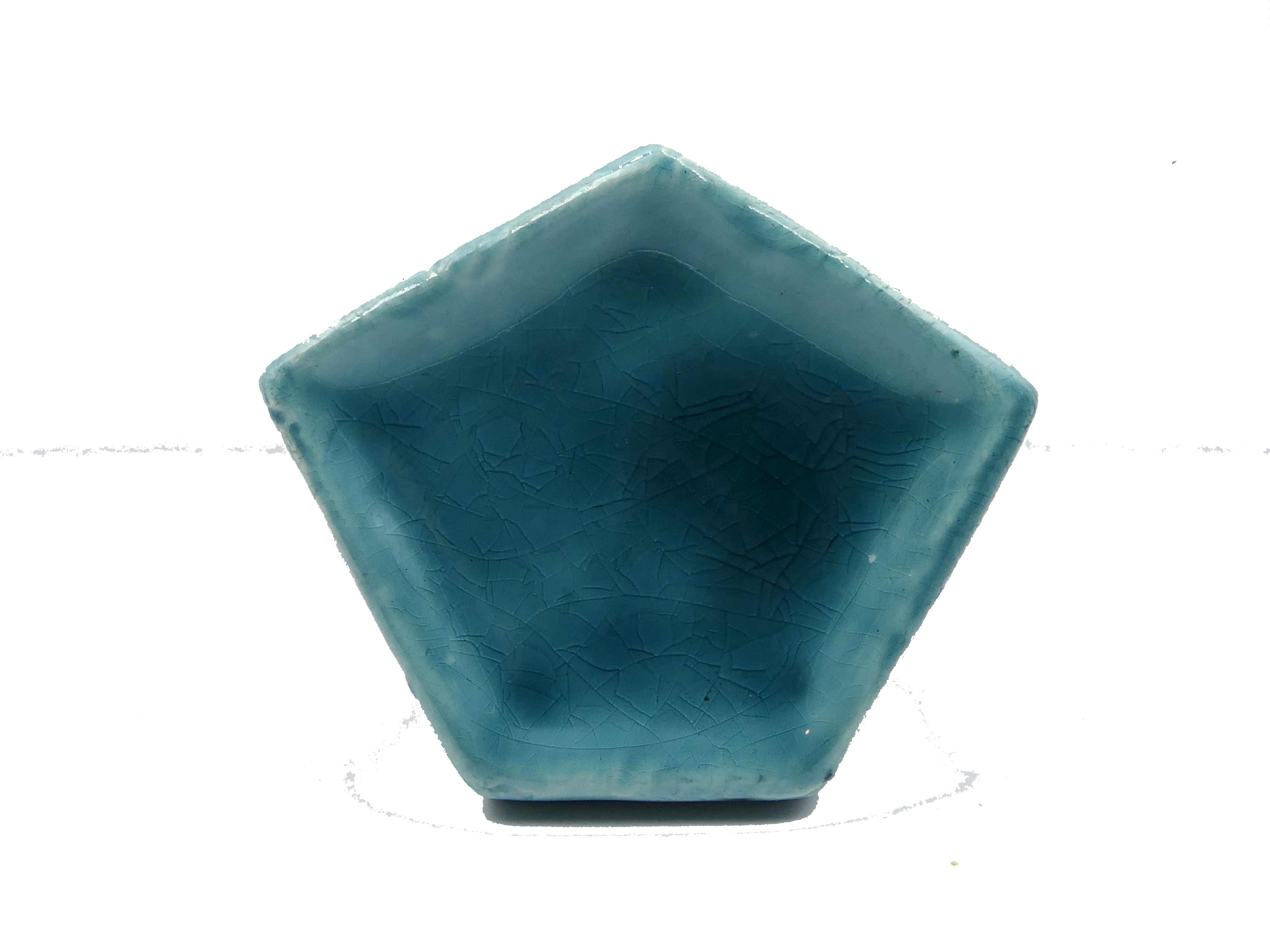 Azulejo de Cerámica Pentágono Verde Aguamarina