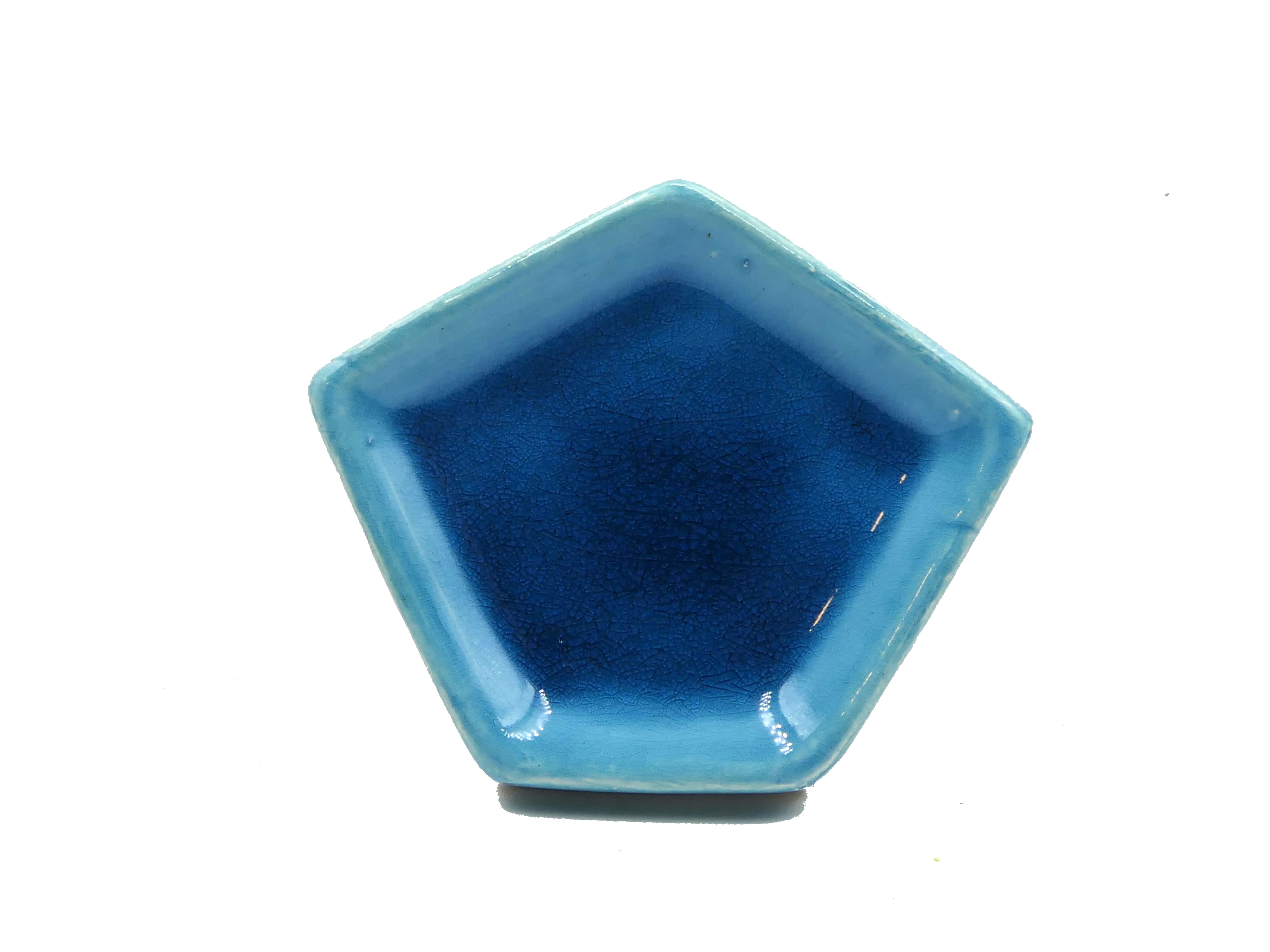 Azulejo de Cerámica Pentágono Verde Mar