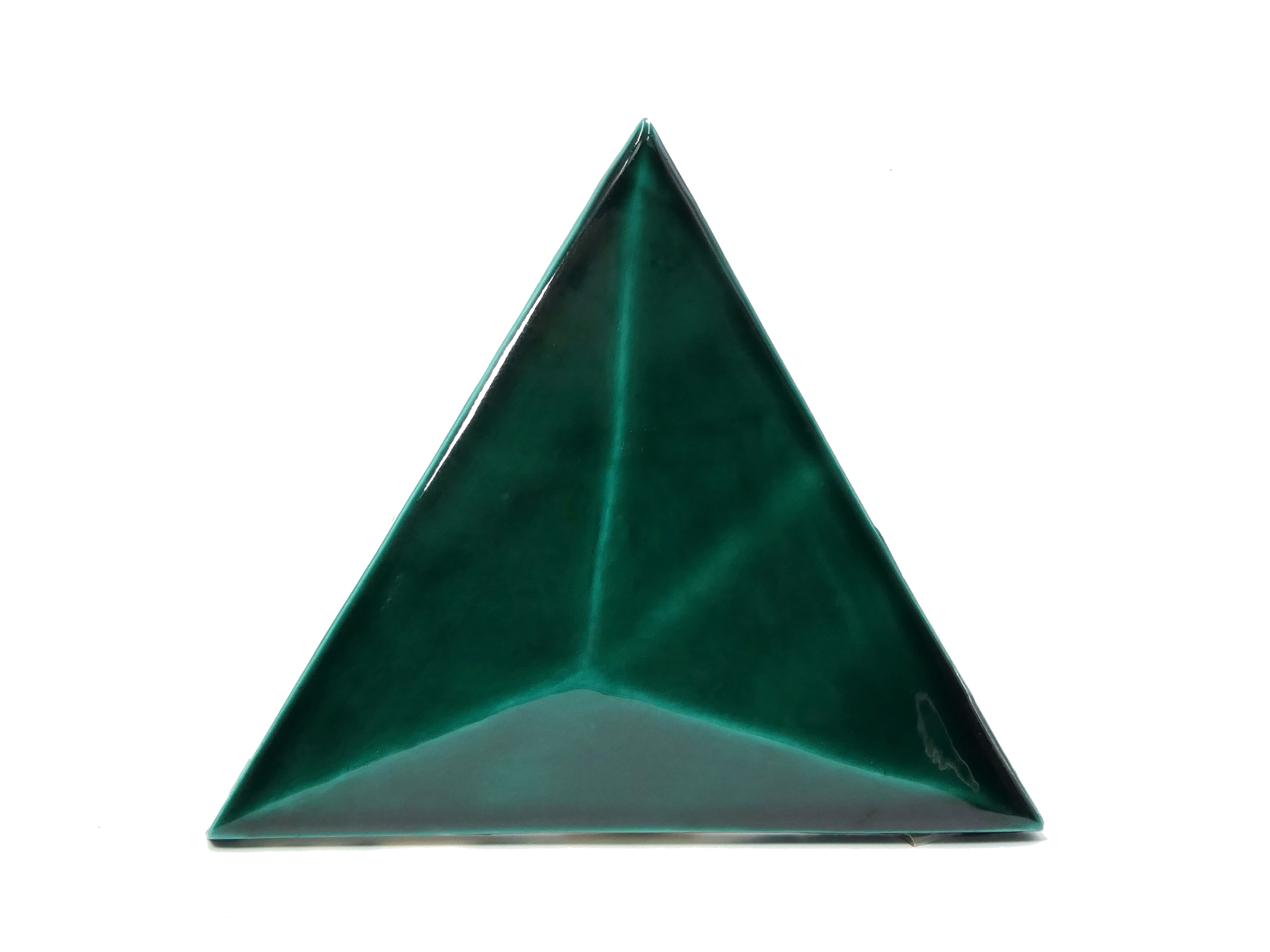 Azulejo de Cerámica Pirámide Verde Claur