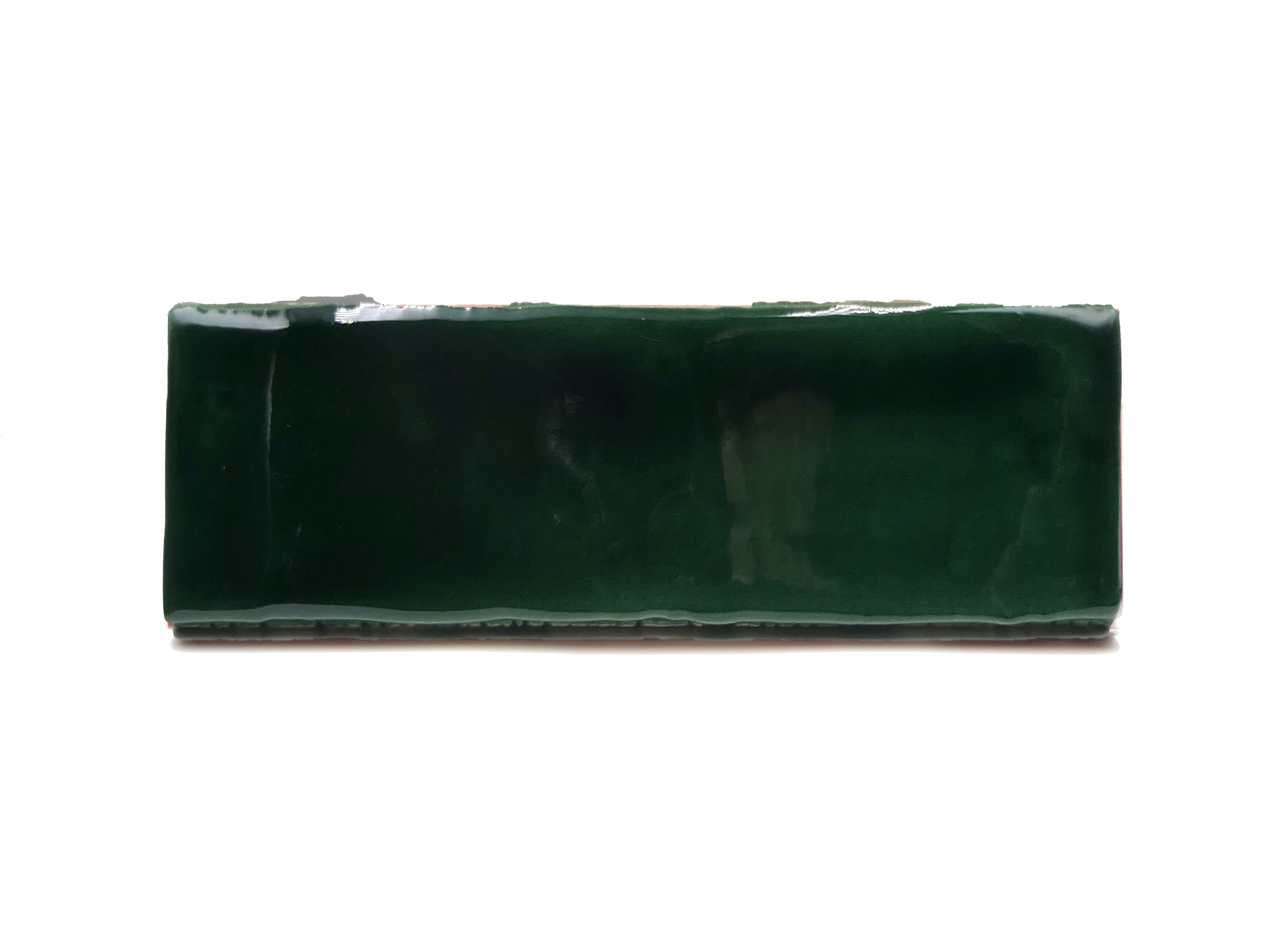 Azulejo de Cerámica Rectángulo Verde Claur