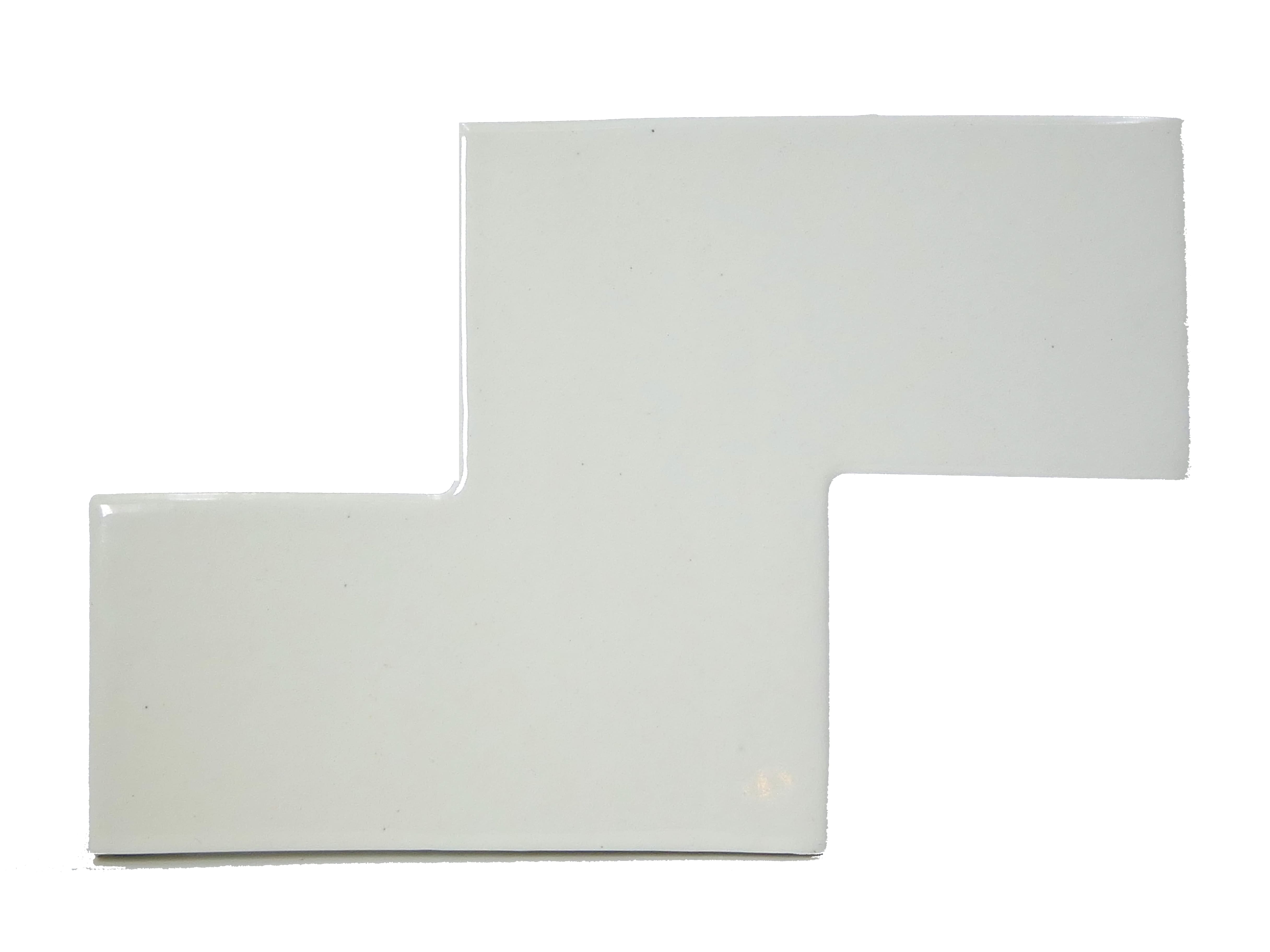 Azulejo de Cerámica Tetris Blanco Antiguo