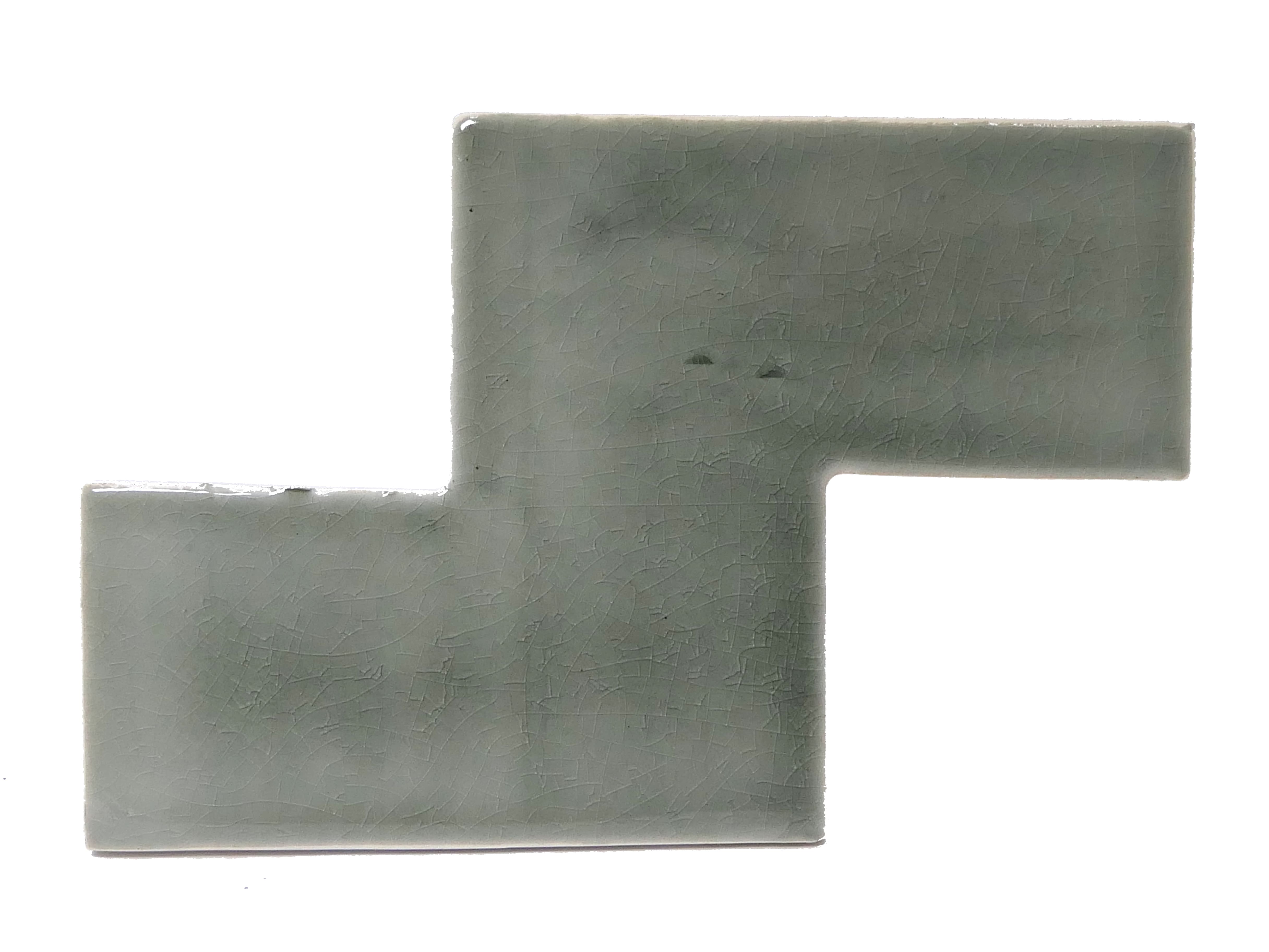 Azulejo de Cerámica Tetris Gris Perla