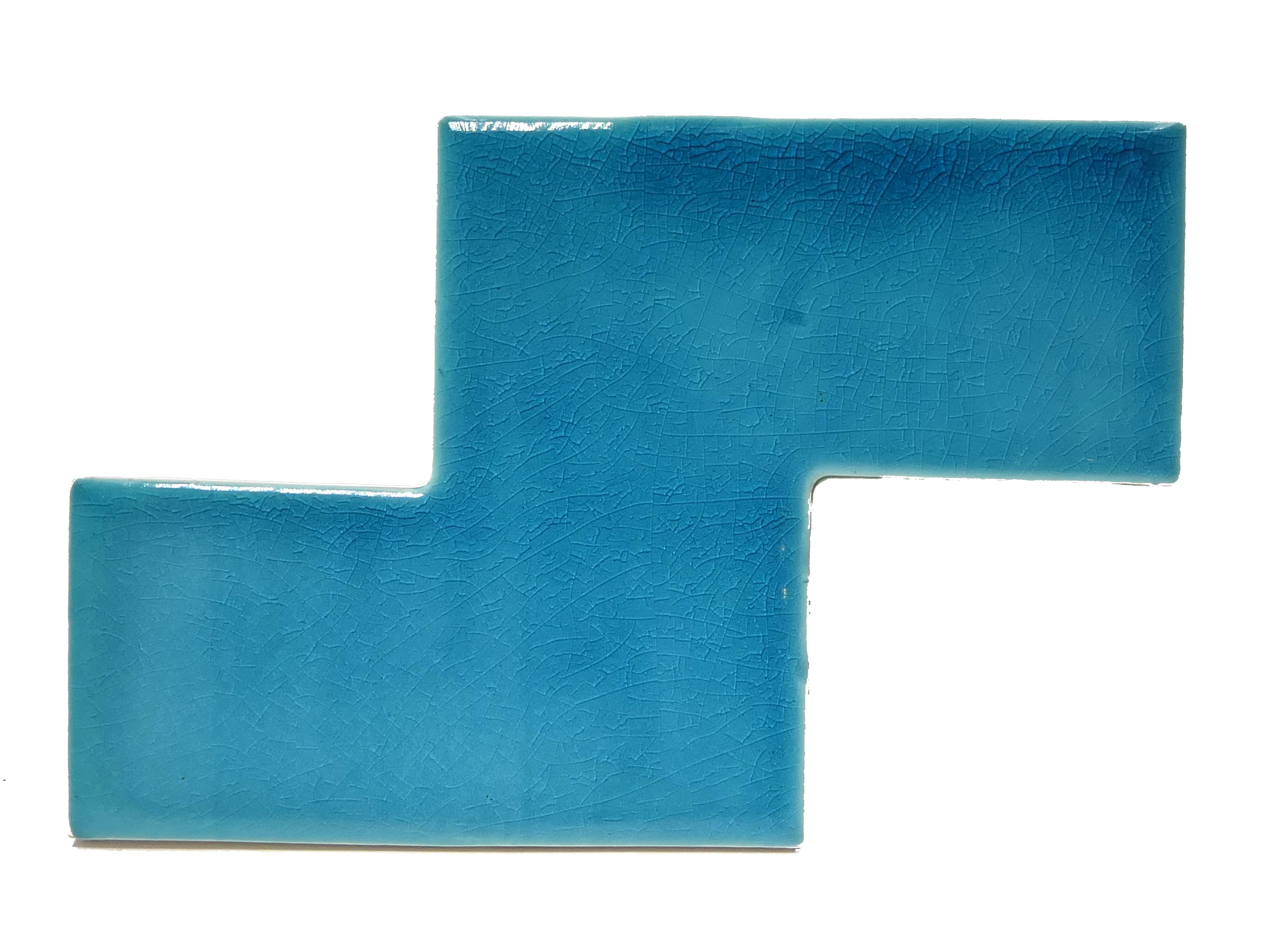 Azulejo de Cerámica Tetris Turquesa