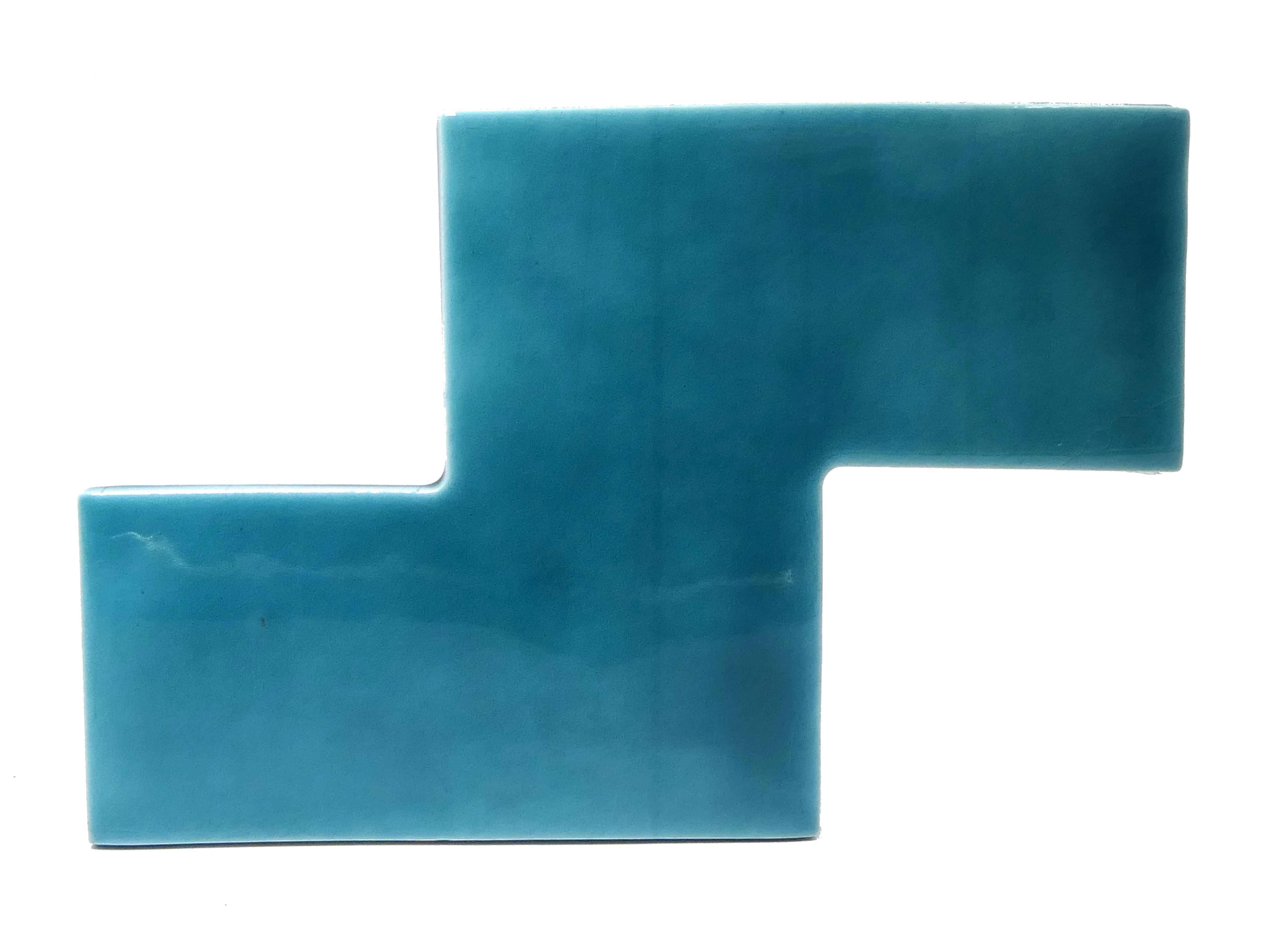 Azulejo de Cerámica Tetris Verde Aguamarina