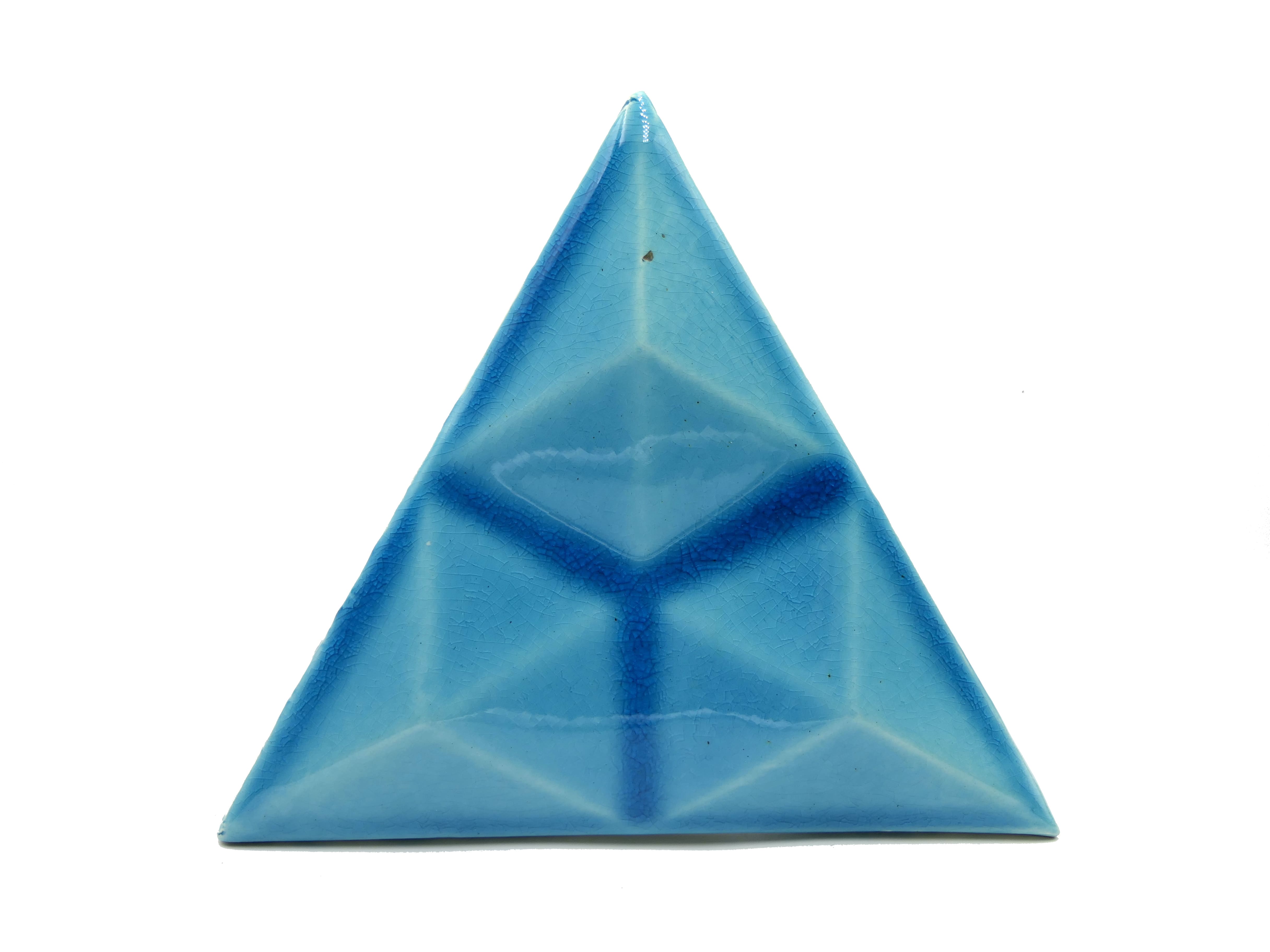 Azulejo de Cerámica Trángulo Diamante Turquesa