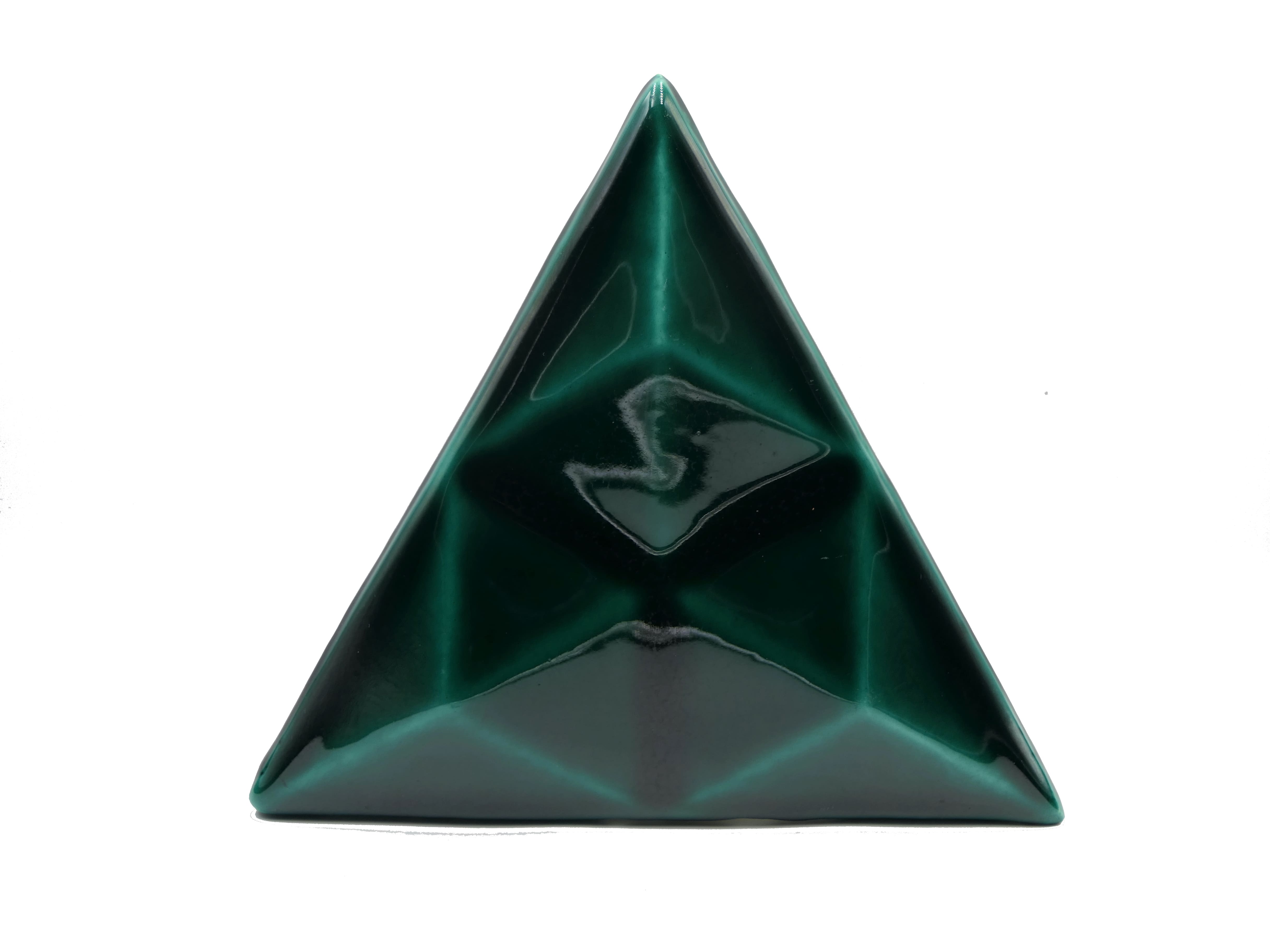 Azulejo de Cerámica Trángulo Diamante Verde Claur
