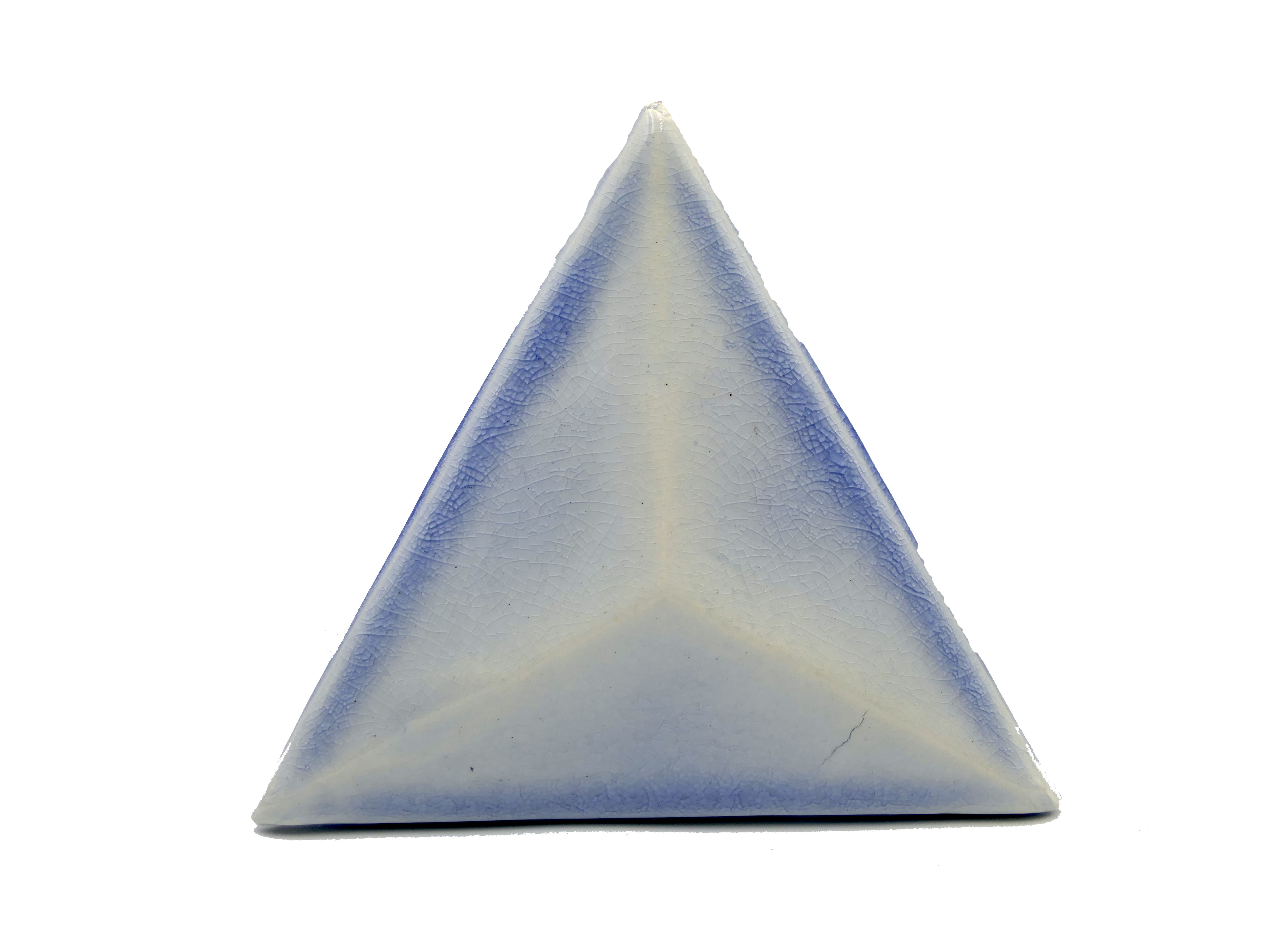 Azulejo de Cerámica Triángulo Azul Cielo