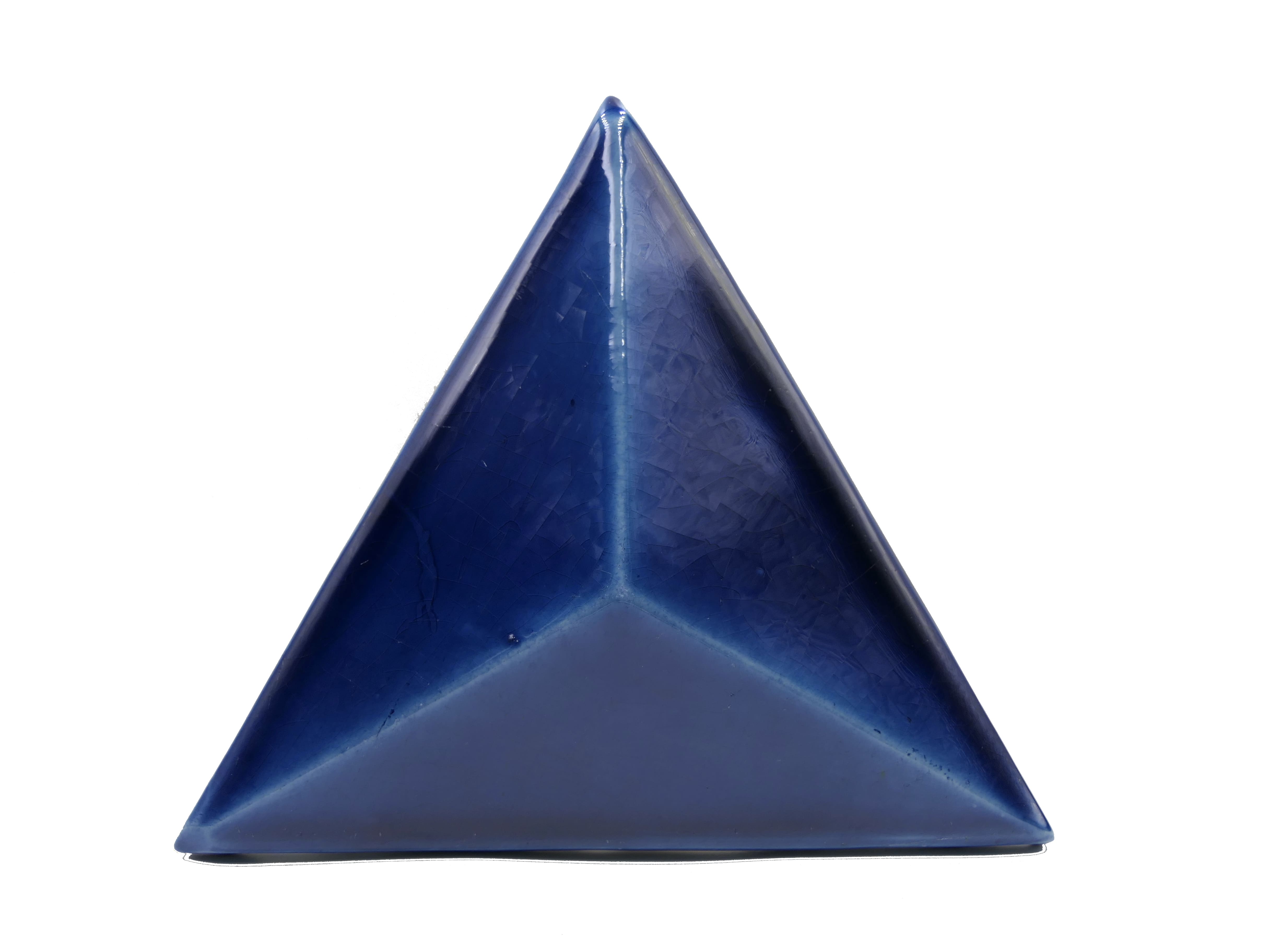 Azulejo de Cerámica Triángulo Azul Marino