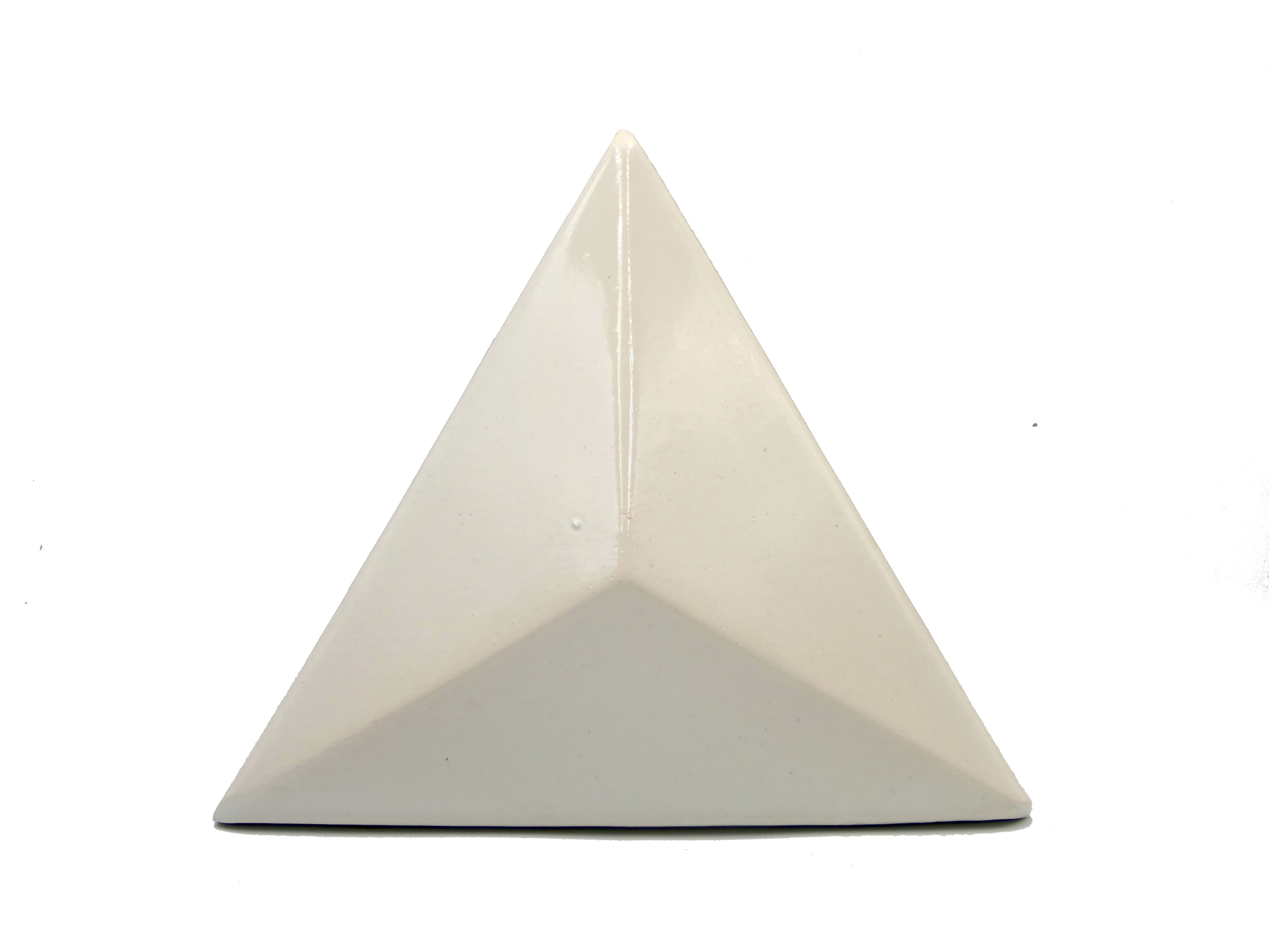 Azulejo de Cerámica Triángulo Blanco Antiguo